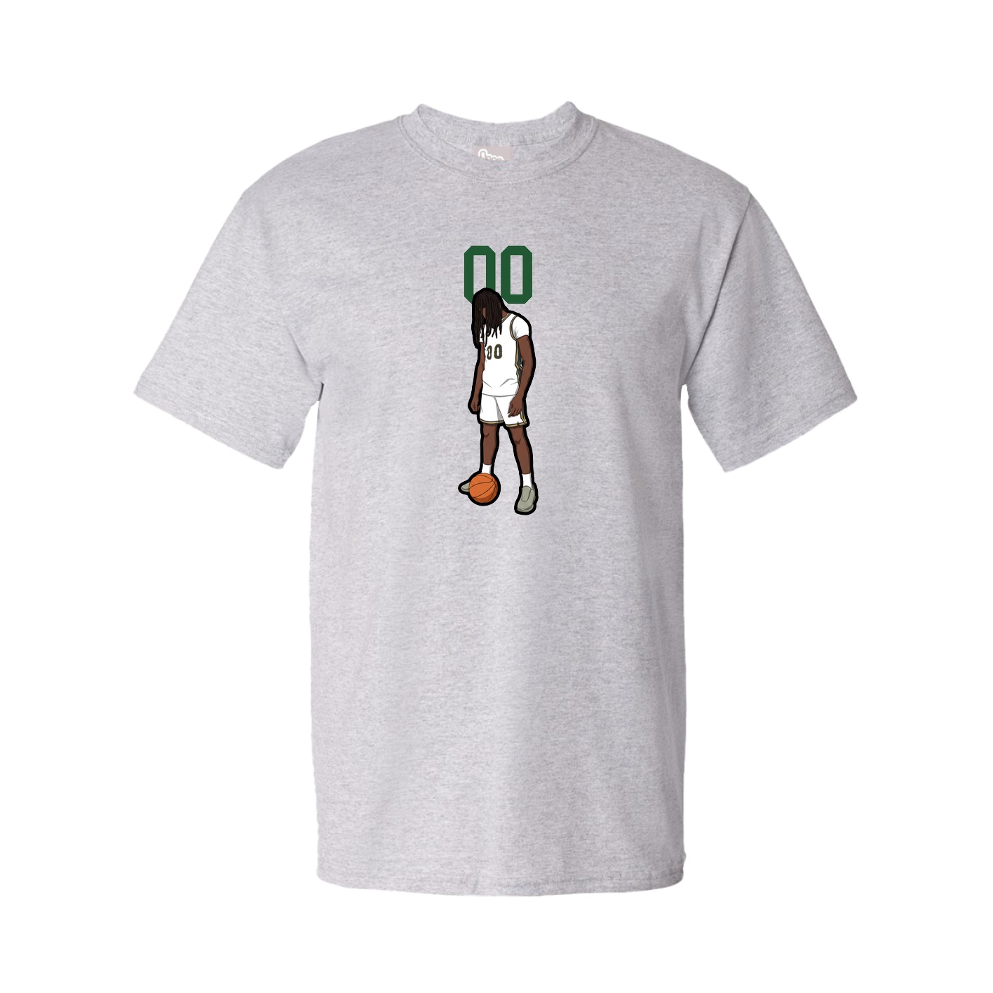 Youth Tee — Number Top in Grey
