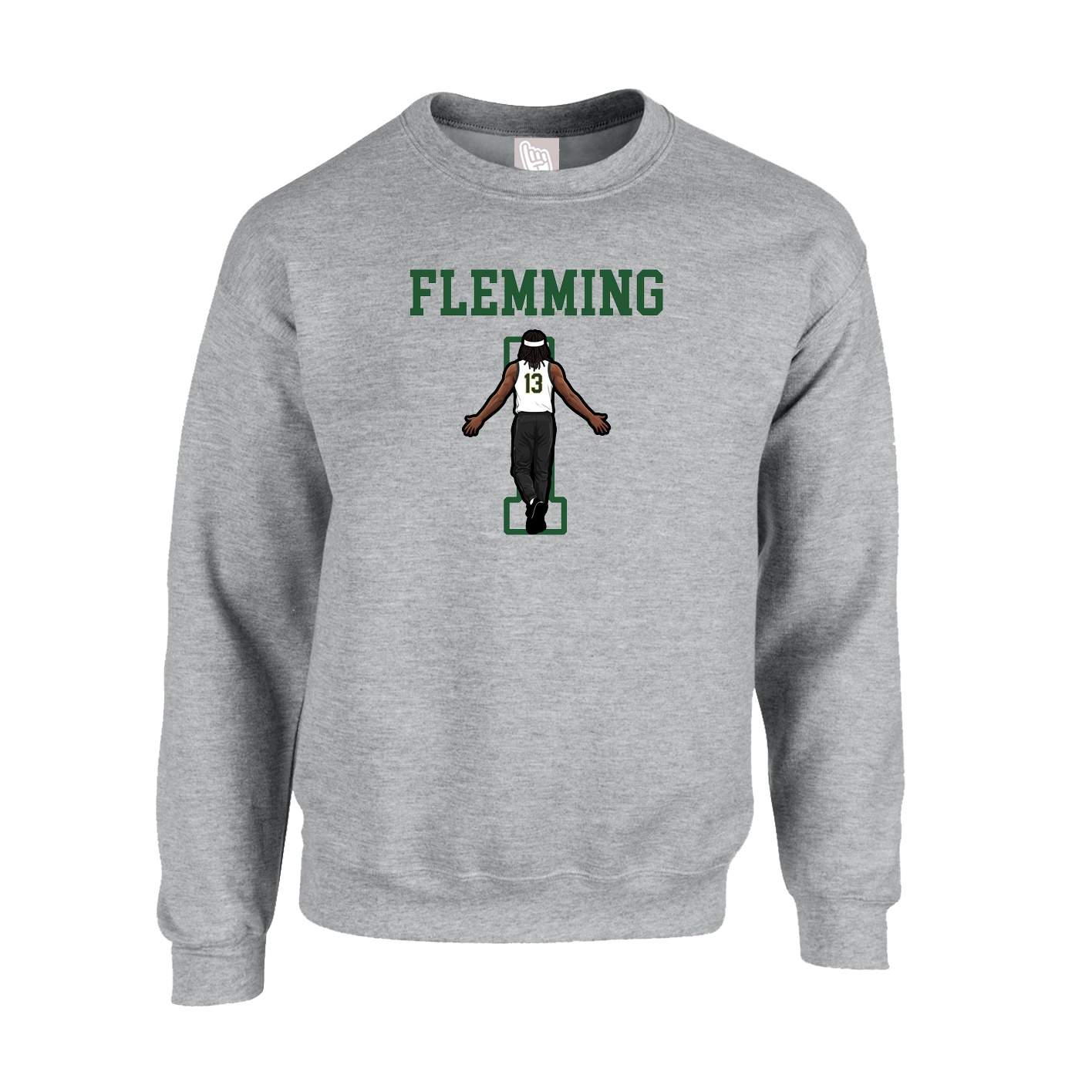 Fleece Crew — Shirsey in Grey