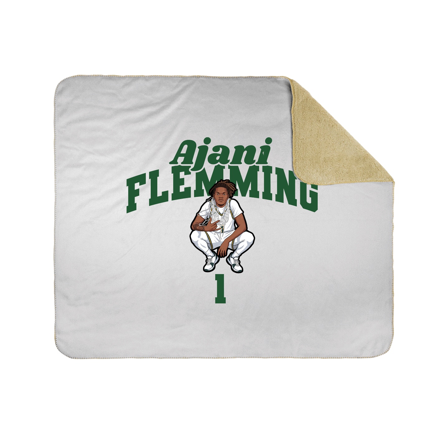 Throw Blanket — Signature Arch in White