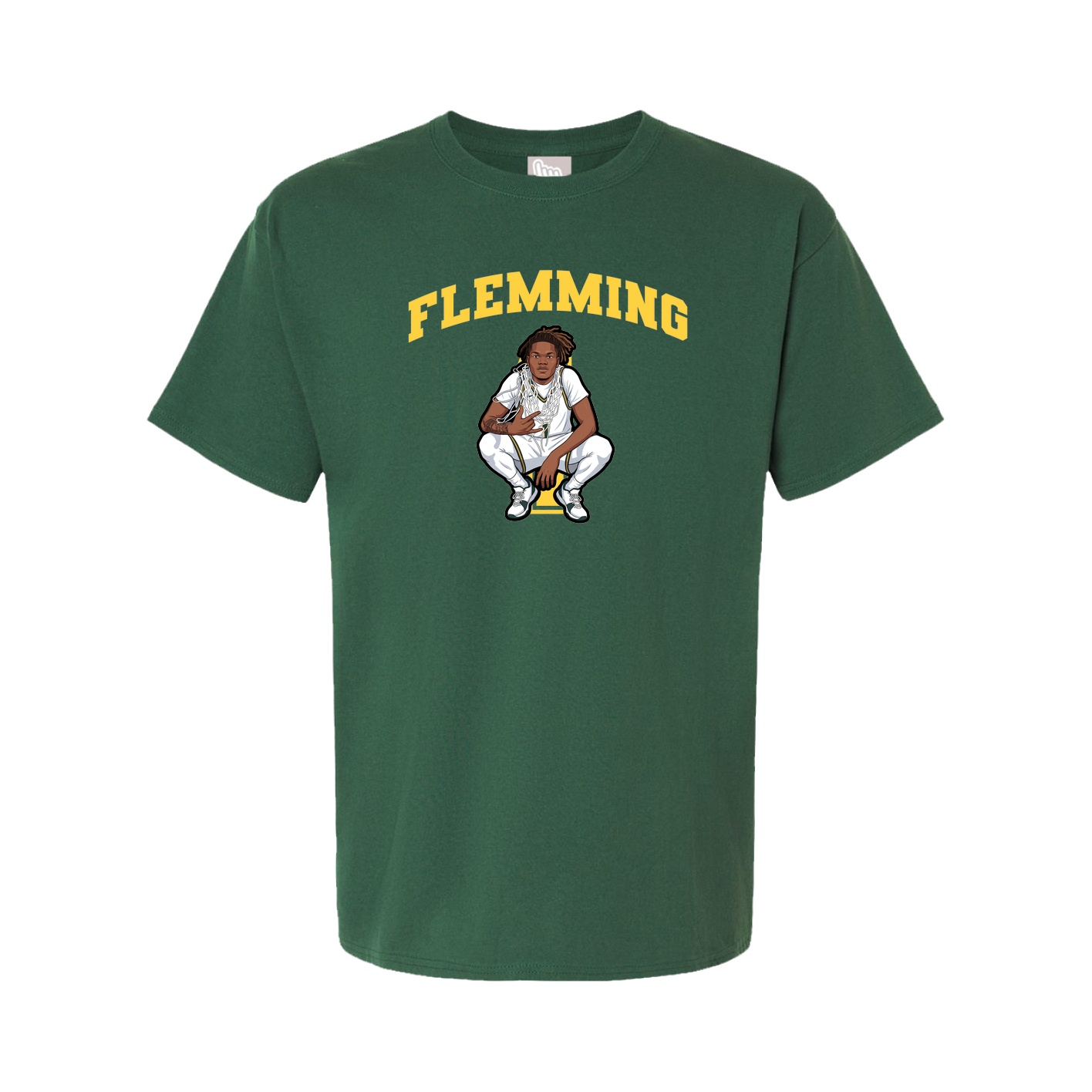 Tee — Number in Green
