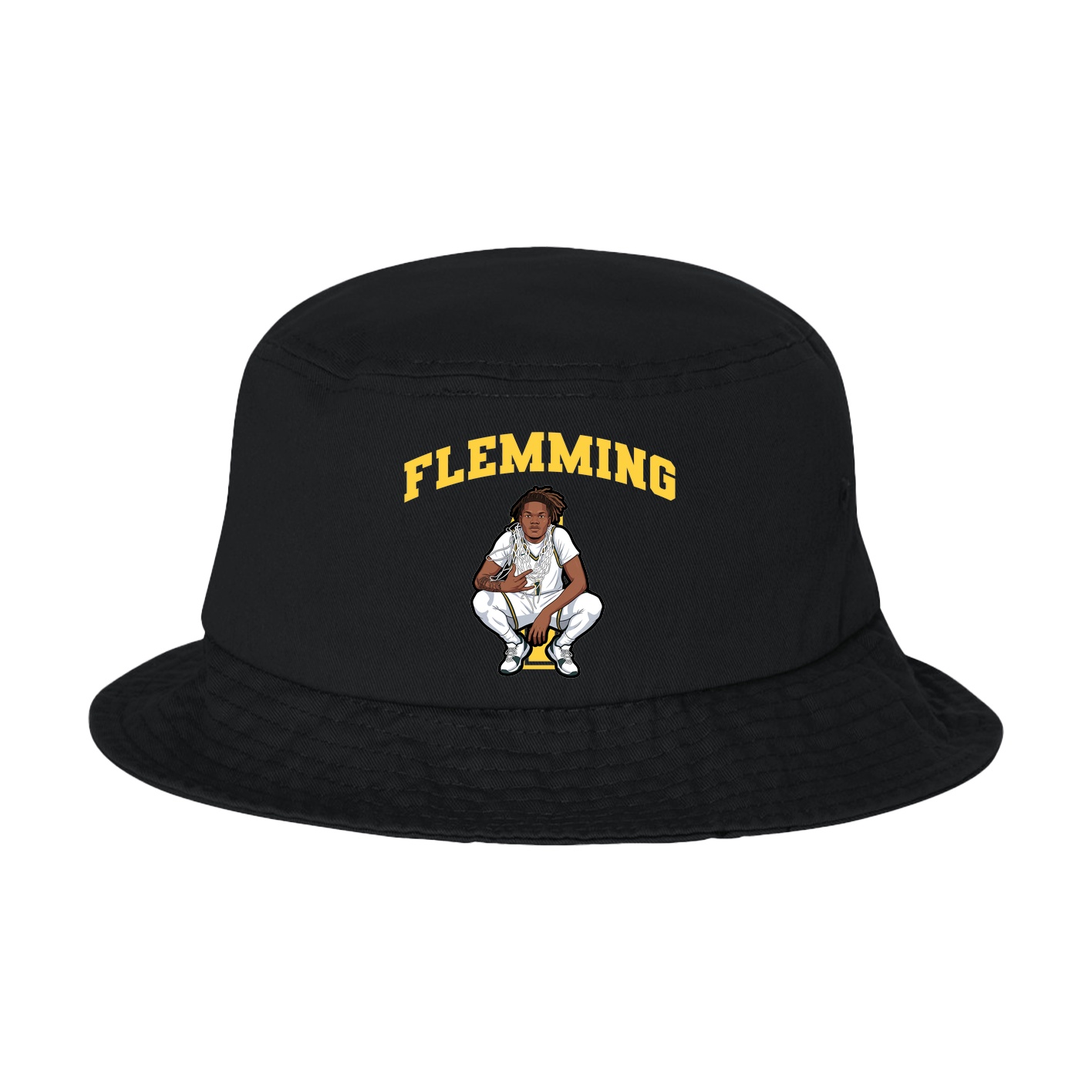 Bucket Cap — Number in Black