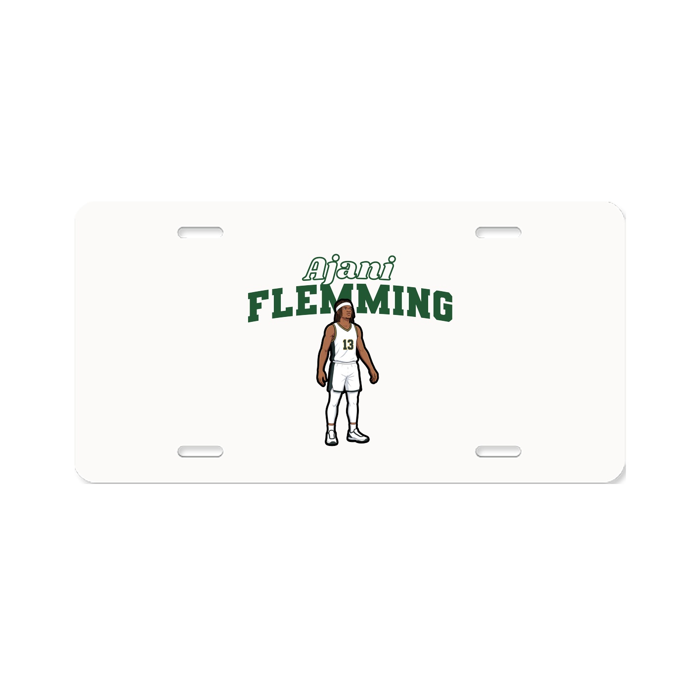License Plate — Name Arch in Classic