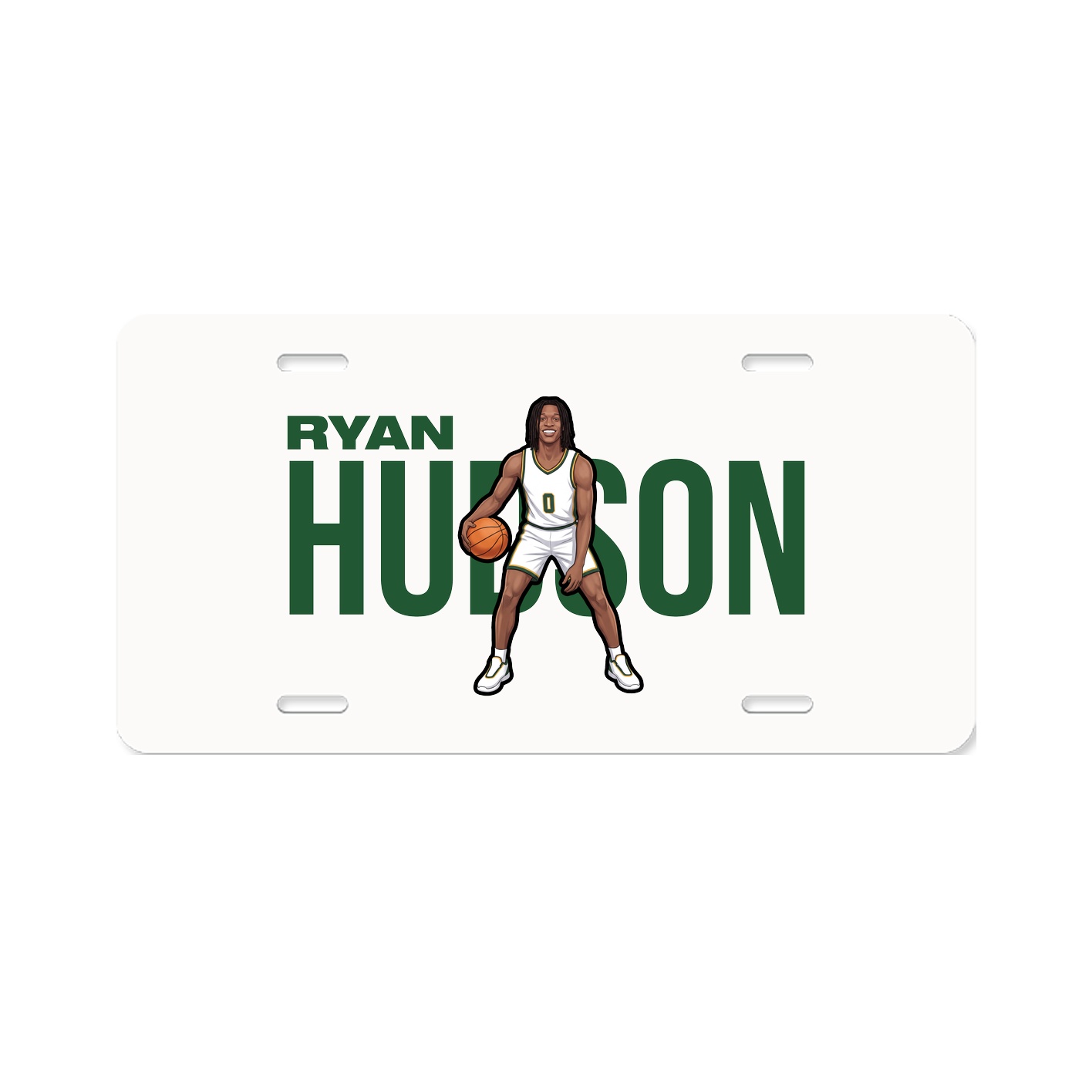 License Plate — Player Name in Classic