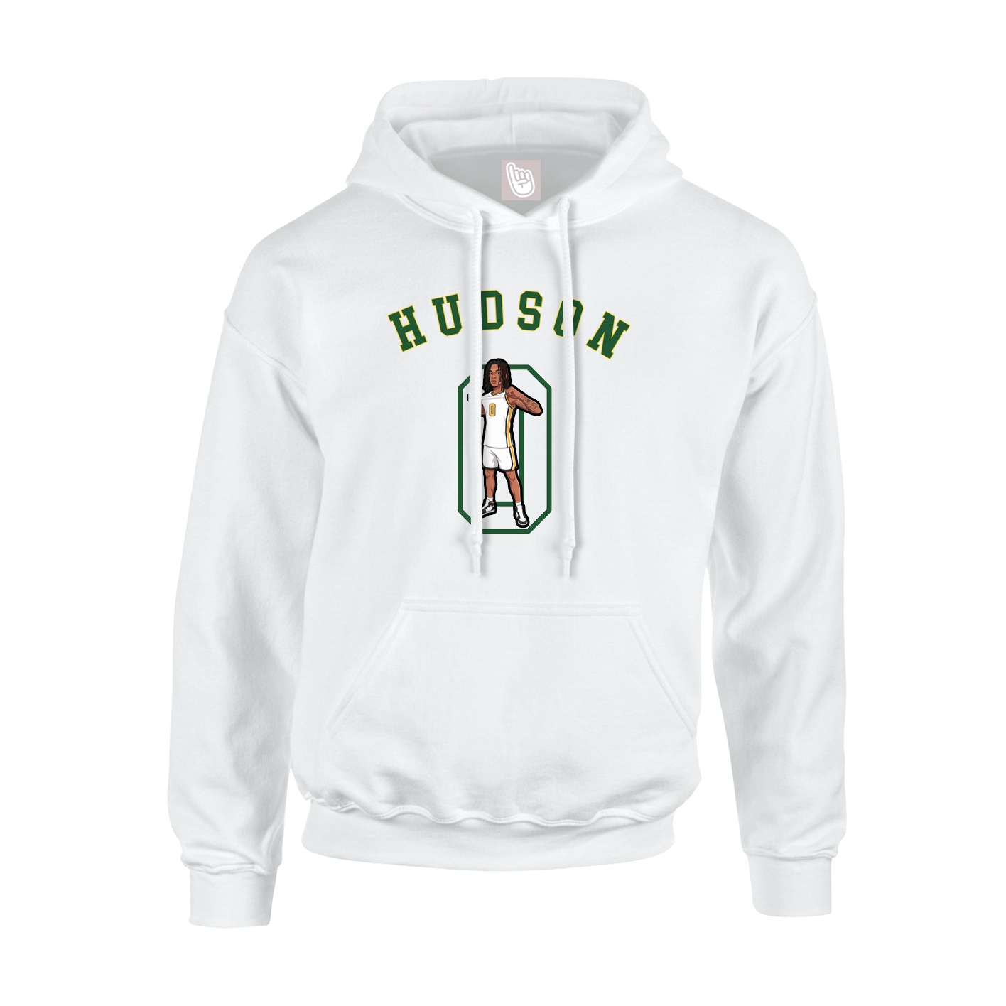 Hoodie — Shirsey Arch in White