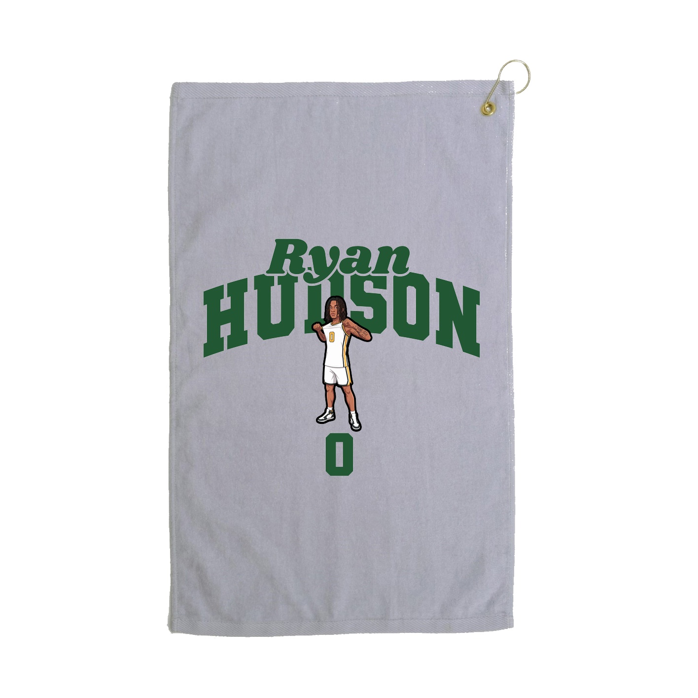 Golf Towel — Signature Arch in Grey