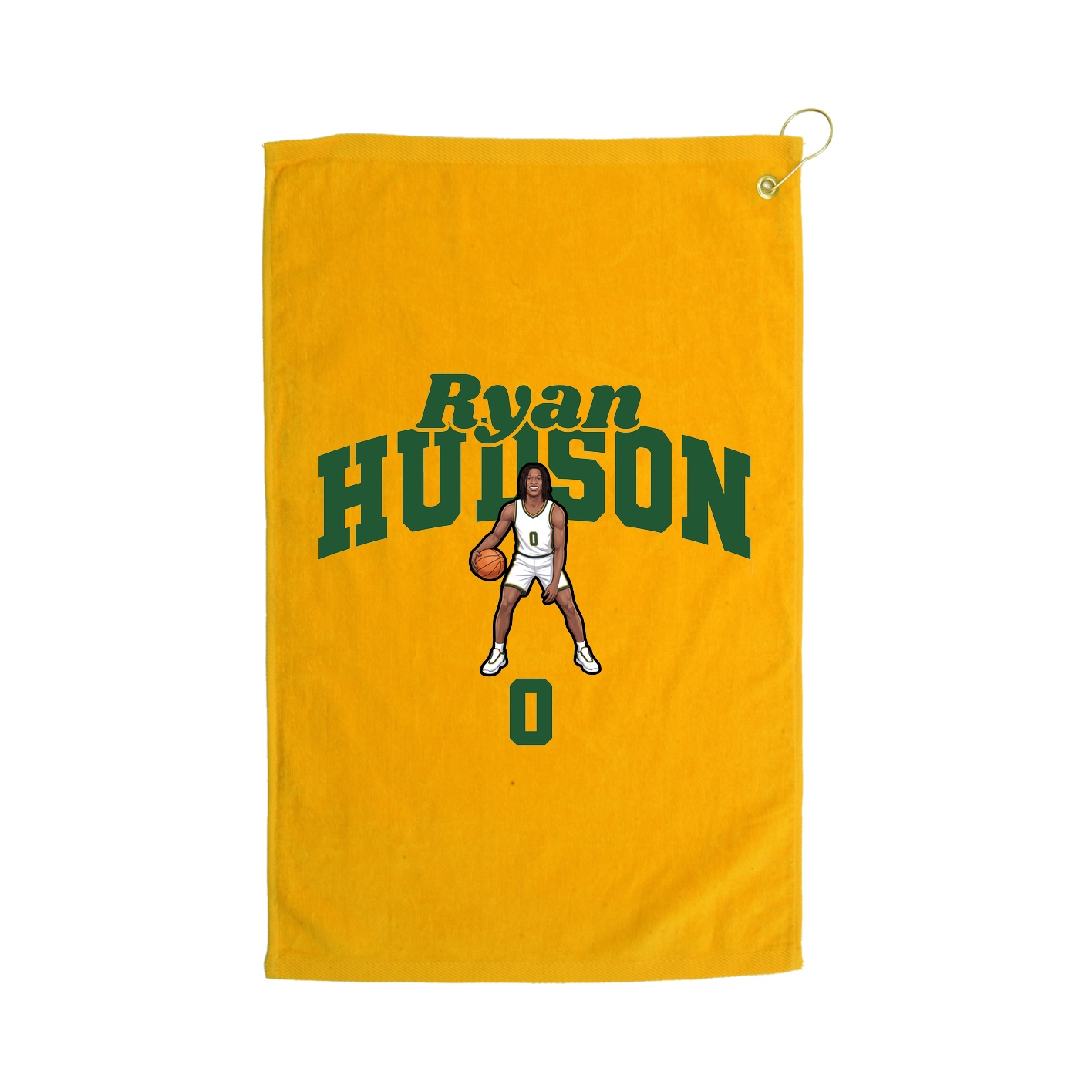 Golf Towel — Signature Arch in Gold