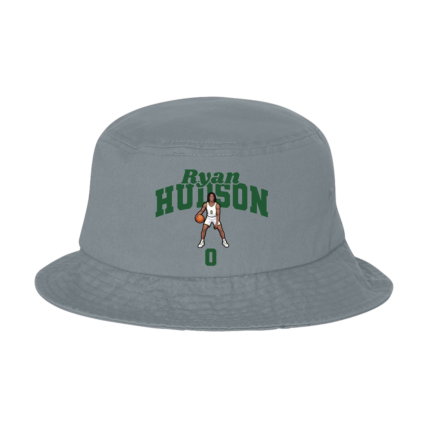 Bucket Cap — Signature Arch in Grey