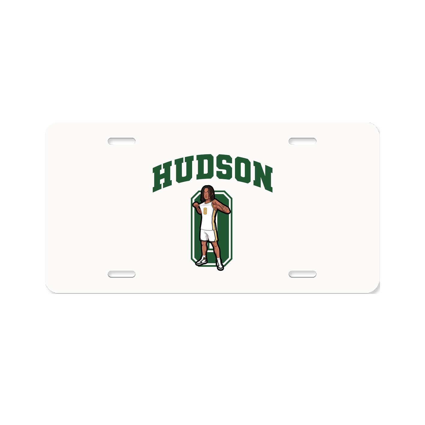 License Plate — Number in Classic