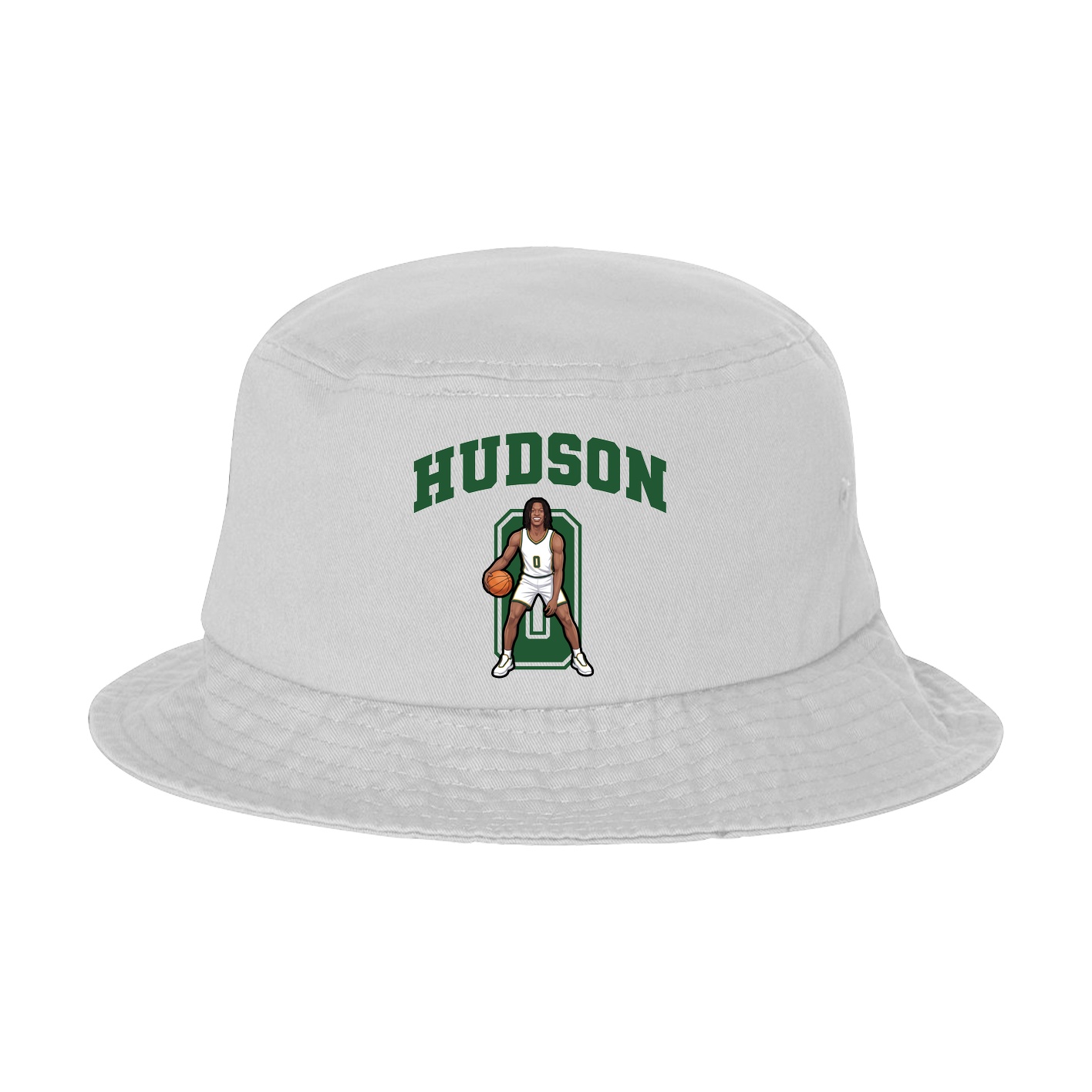 Bucket Cap — Number in White
