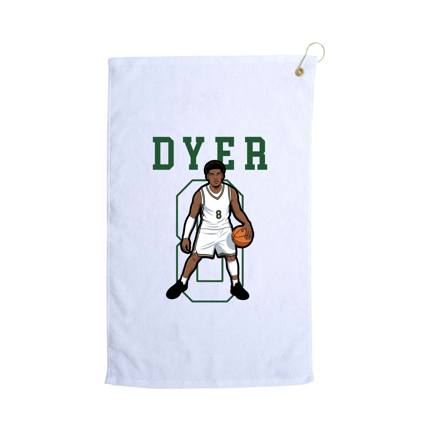 Golf Towel — Shirsey in White