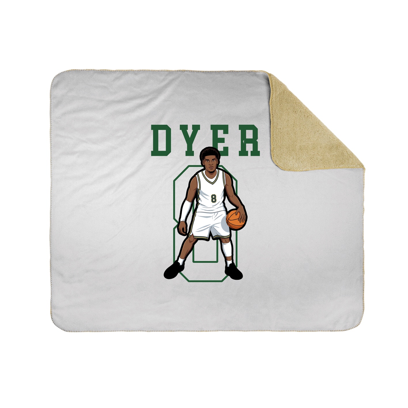Throw Blanket — Shirsey in White