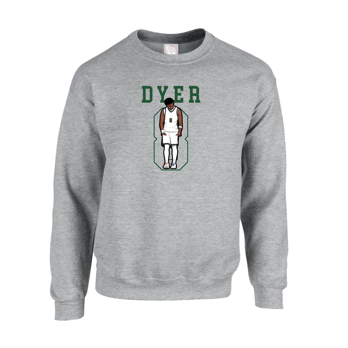 Fleece Crew — Shirsey in Grey