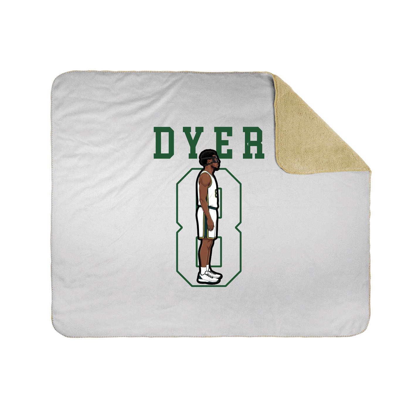 Throw Blanket — Shirsey in White