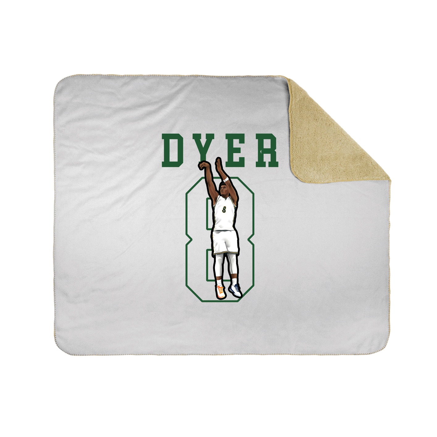 Throw Blanket — Shirsey in White