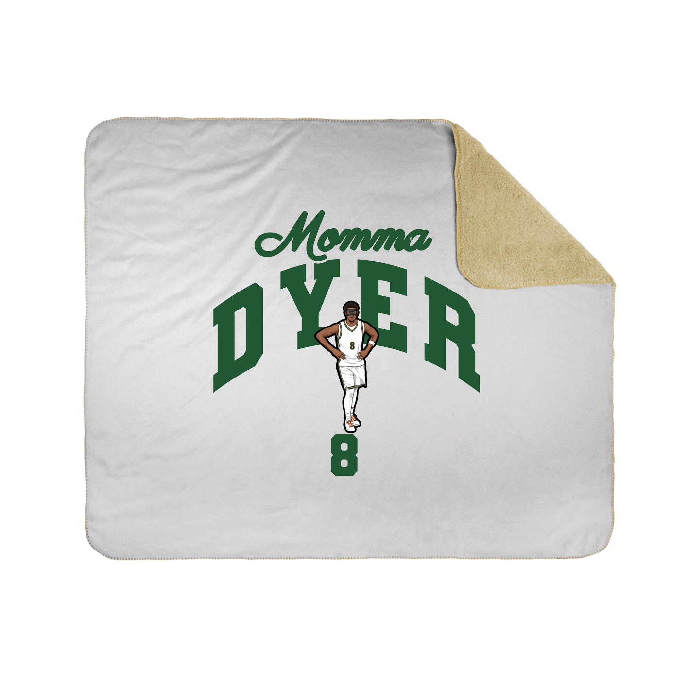 Throw Blanket — Mothers Day Arch in White
