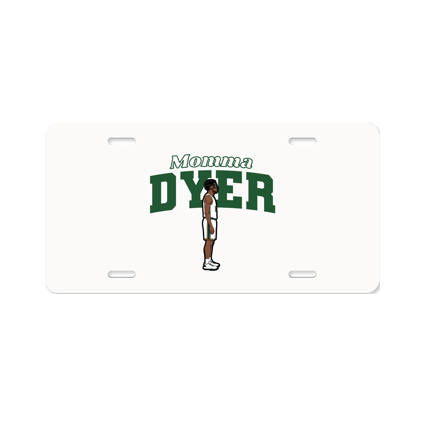 License Plate — Mothers Day Block in Classic