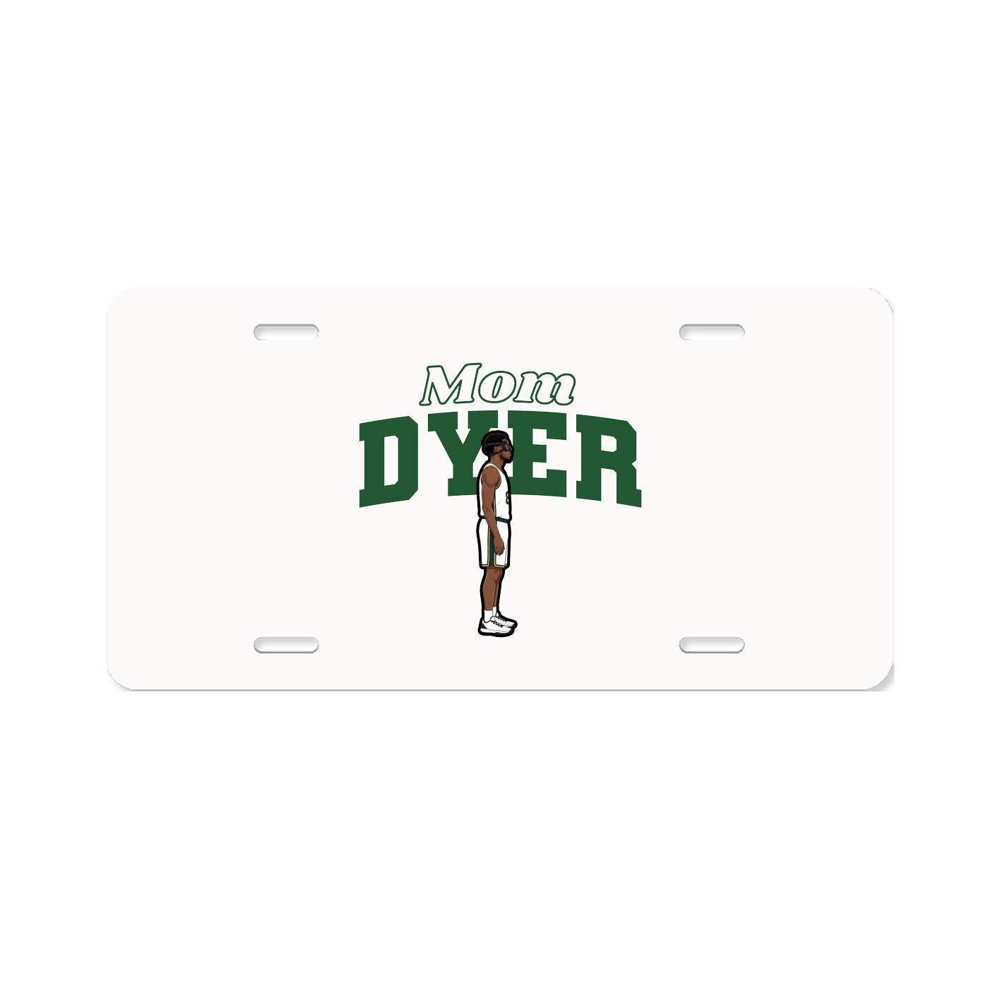 License Plate — Mothers Day Block in Classic