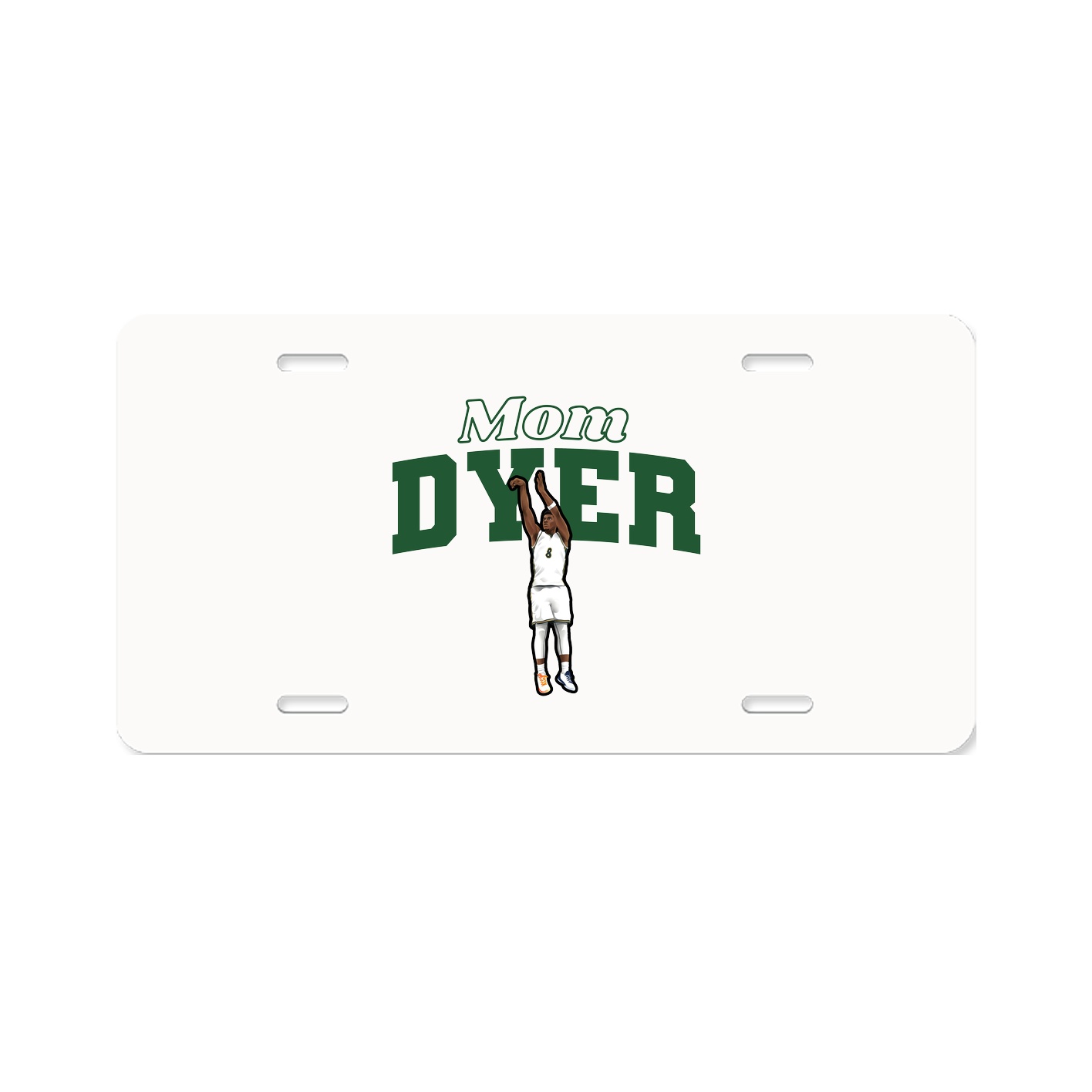 License Plate — Mothers Day Block in Classic