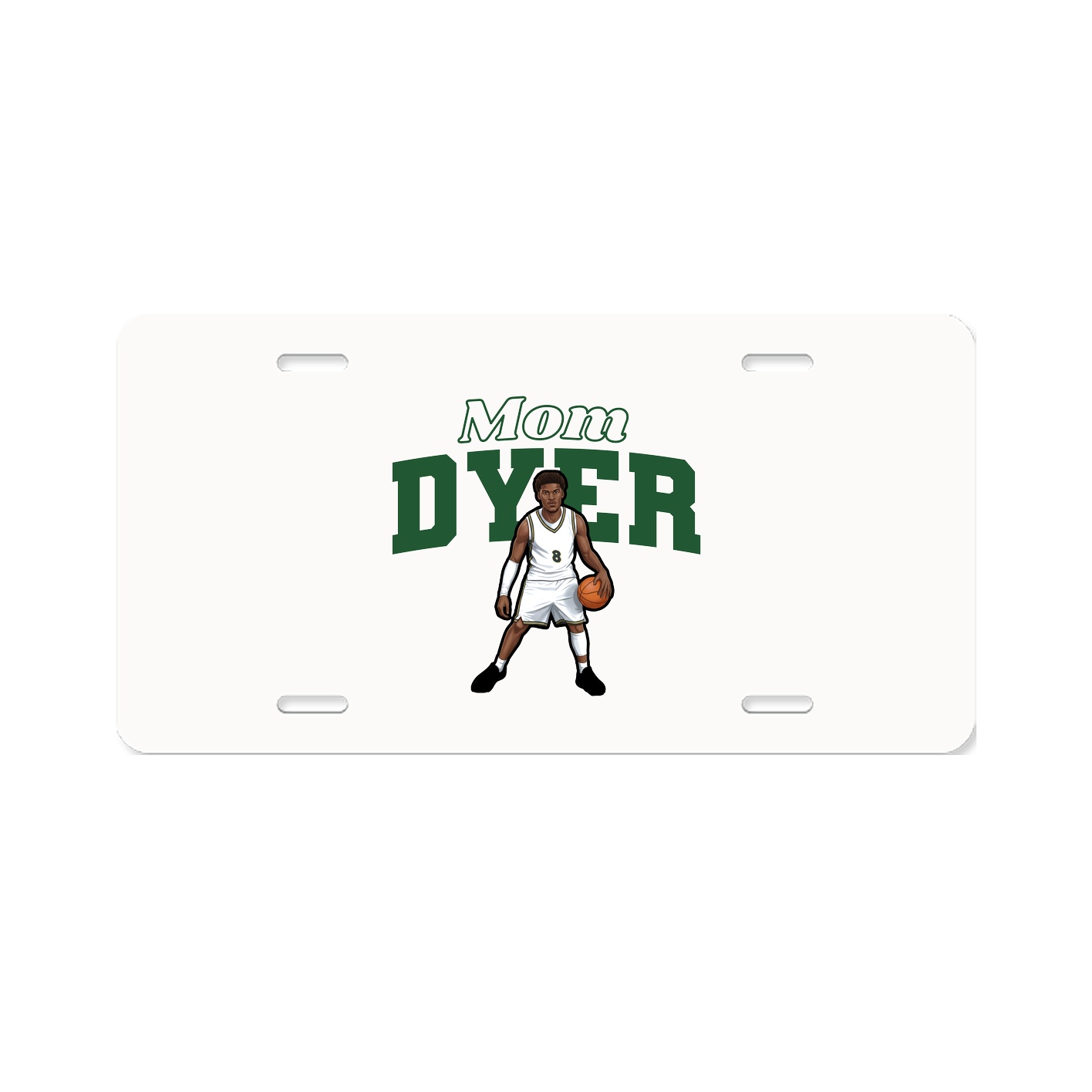 License Plate — Mothers Day Block in Classic