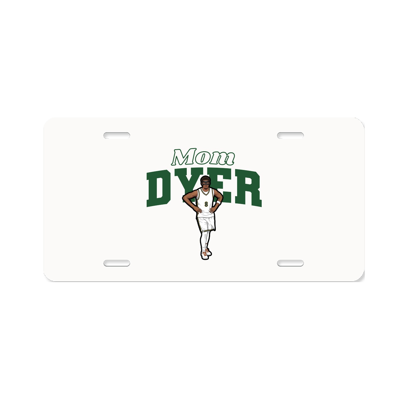 License Plate — Mothers Day Block in Classic