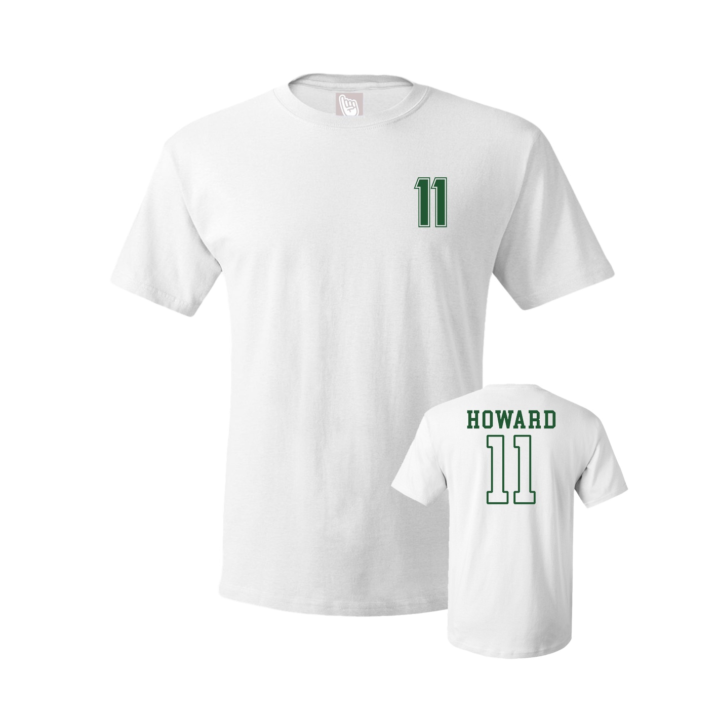 Youth Tee — Chest Back in White