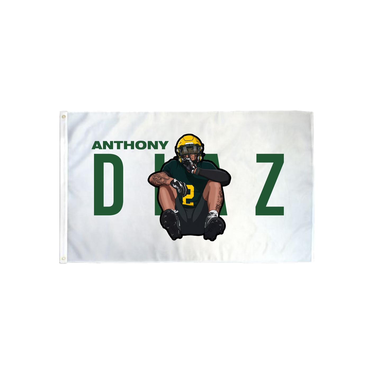 3x5 Flag — Player Name in Classic