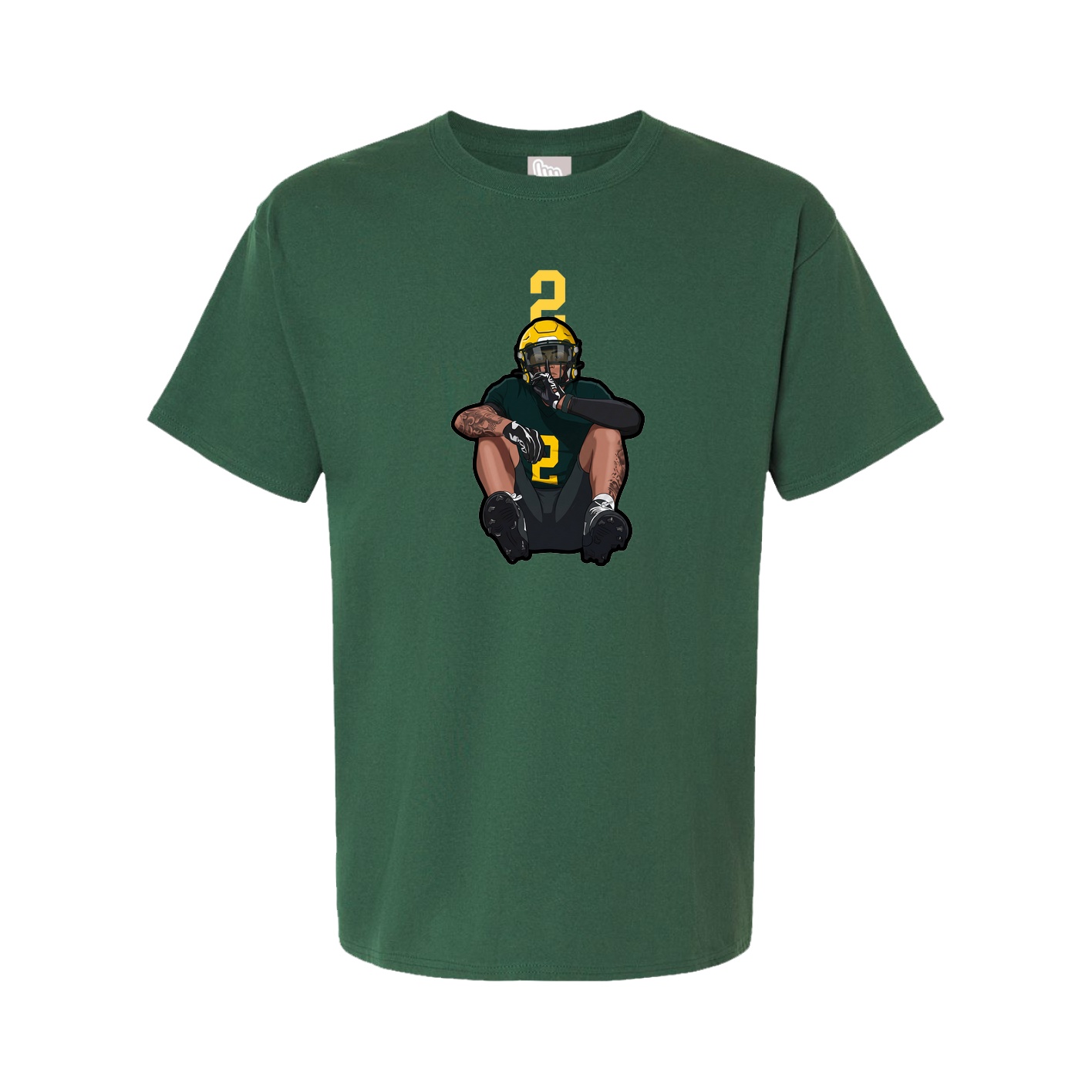 Tee — Number Top in Green