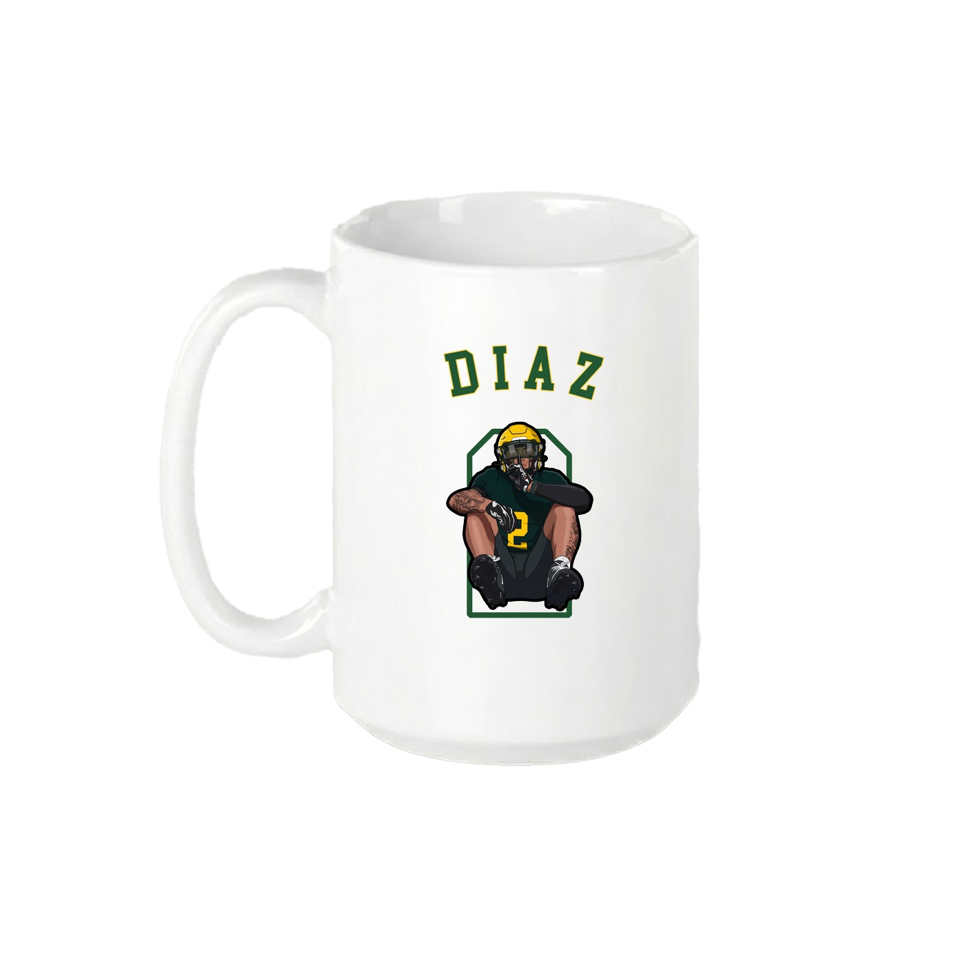 15oz Coffee Mug — Shirsey Arch in White