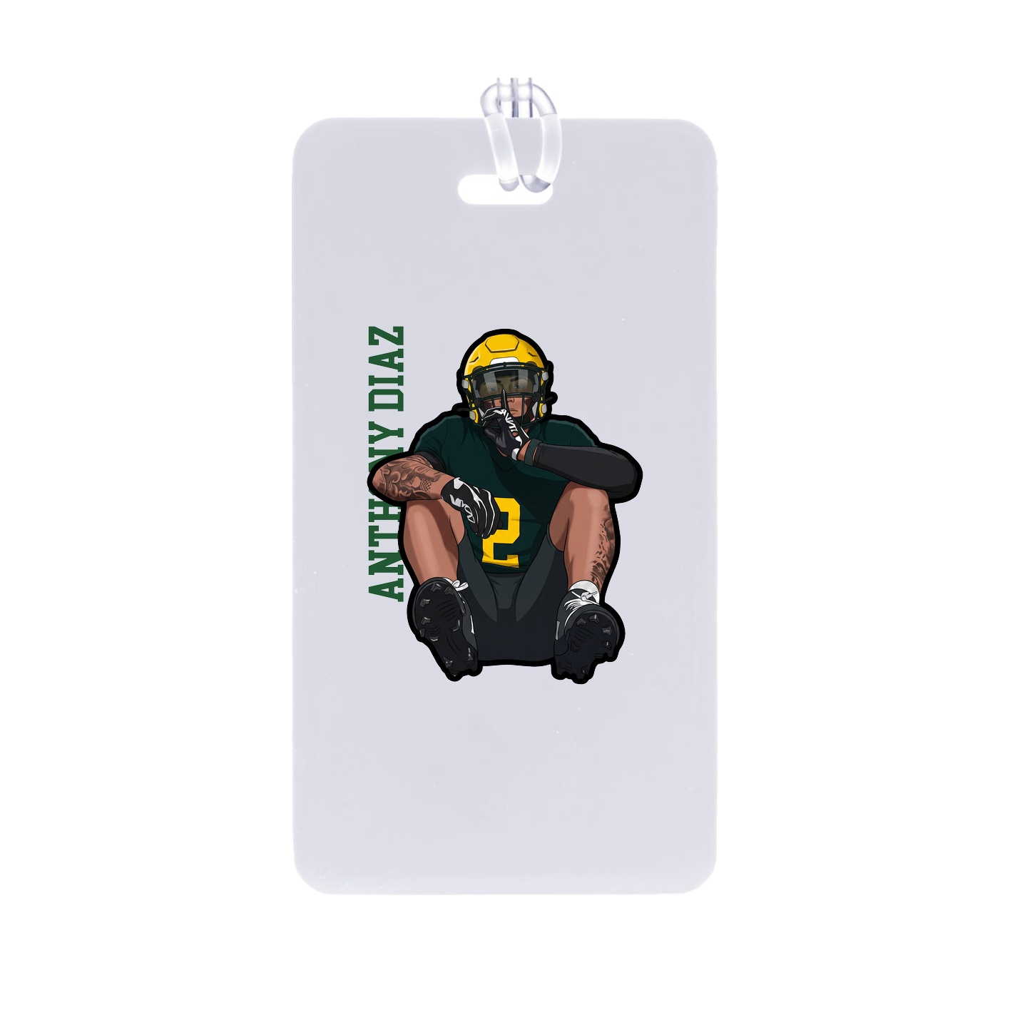 Bag Tag — Name Vertical in Classic