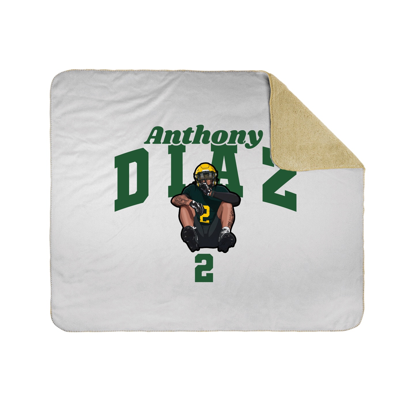 Throw Blanket — Signature Arch in White
