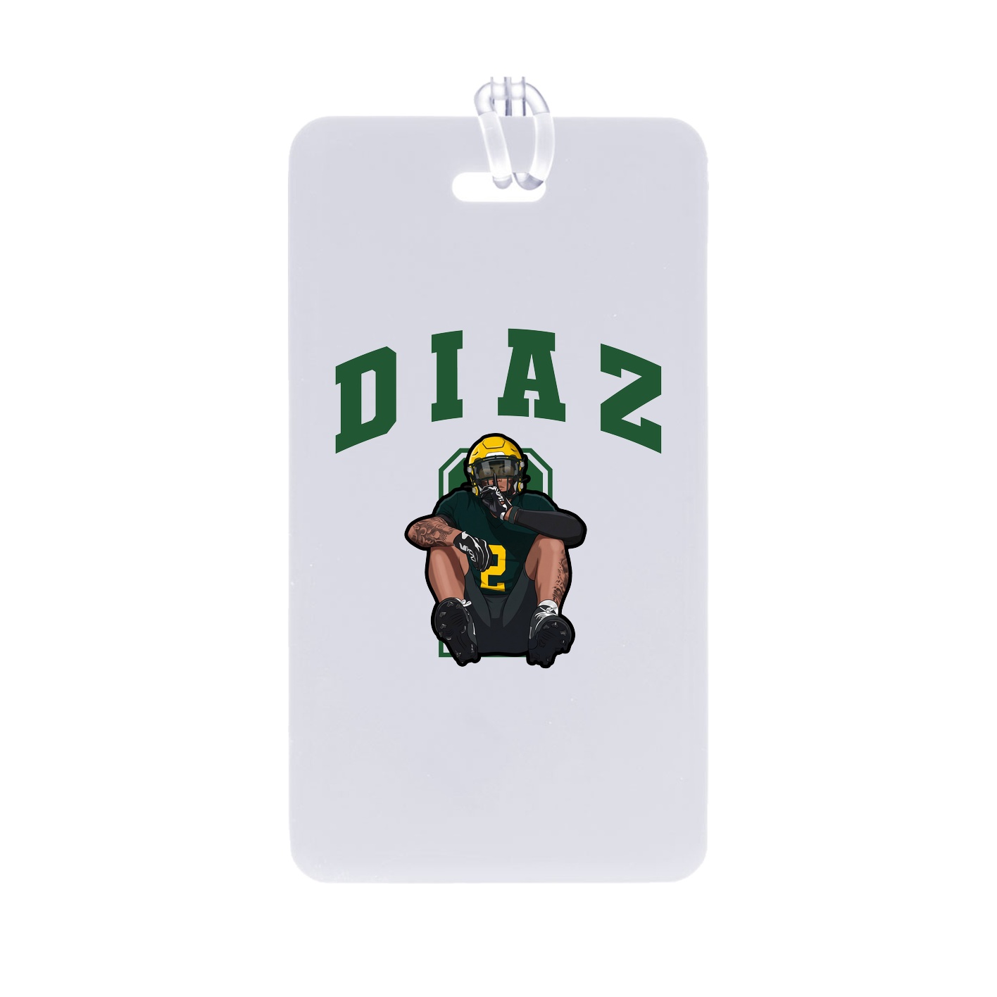 Bag Tag — Number in Classic
