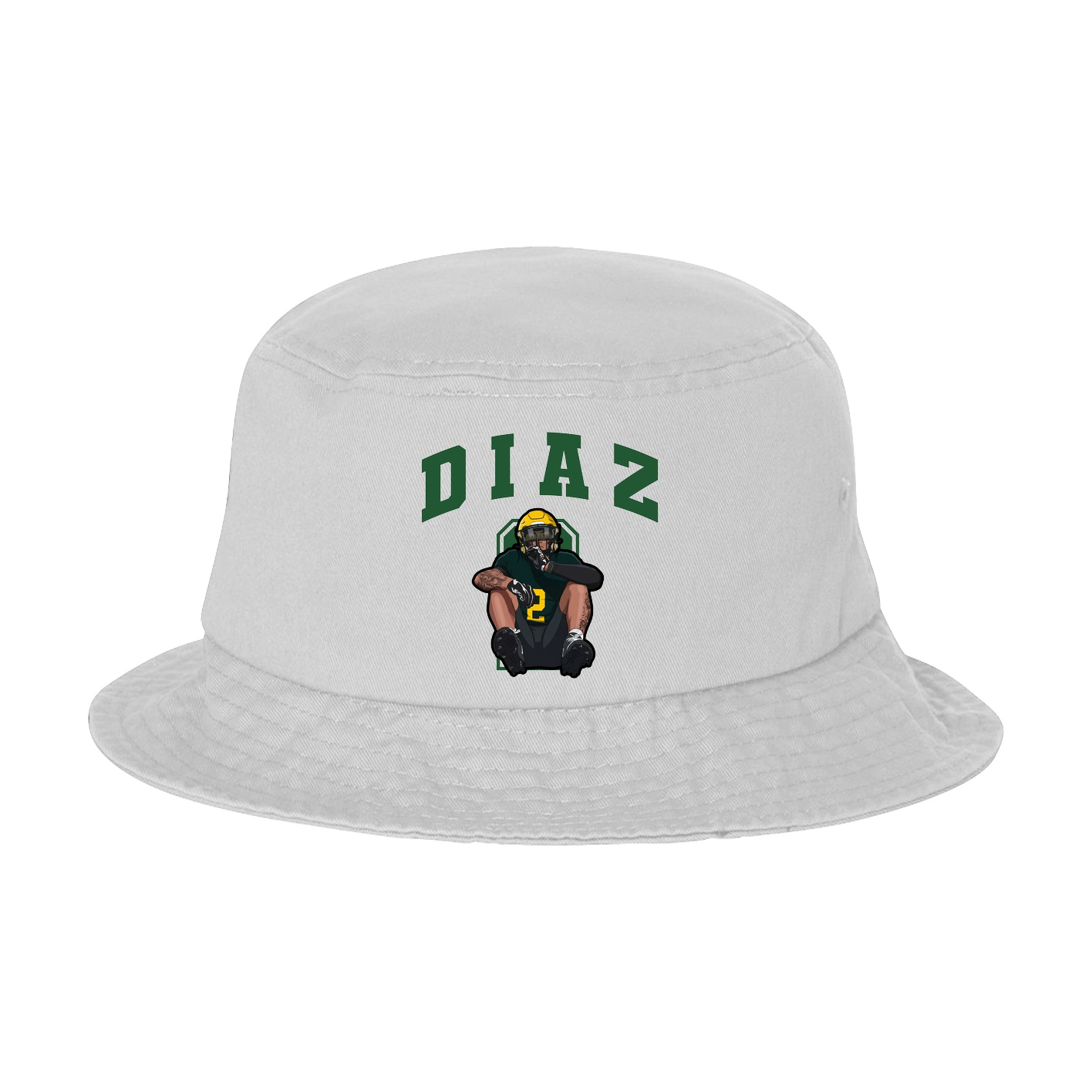 Bucket Cap — Number in White