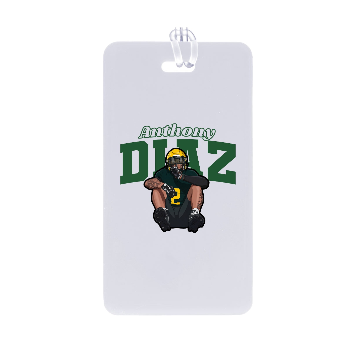 Bag Tag — Name Arch in Classic
