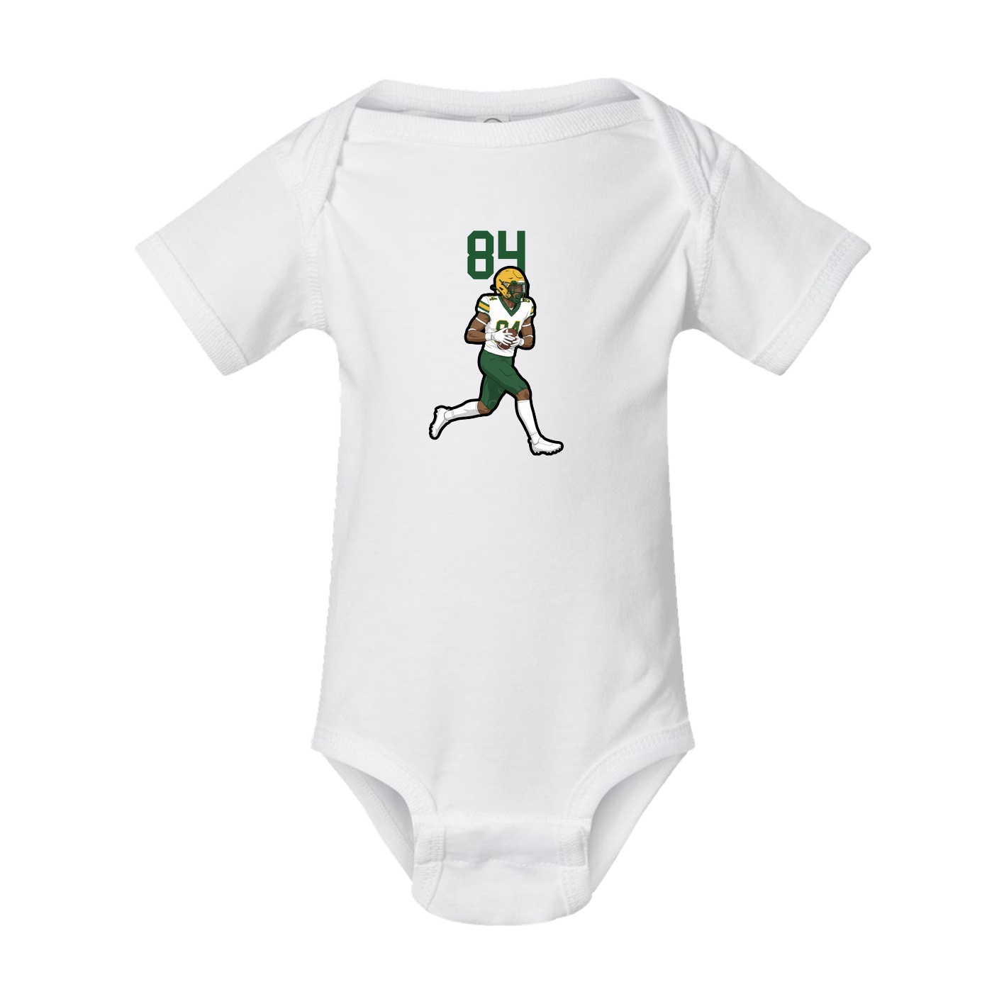 Baby Onesie — Number Top in White