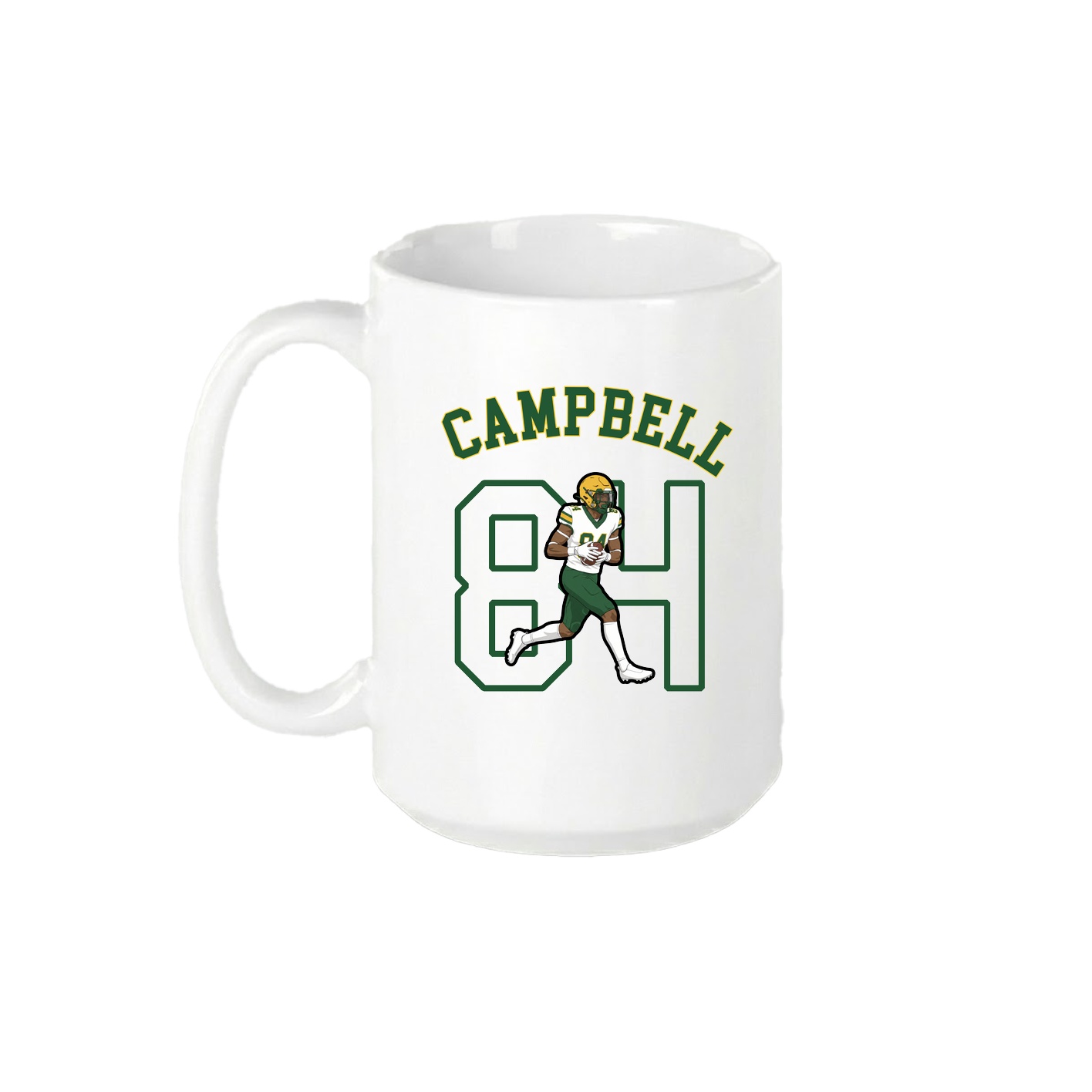 15oz Coffee Mug — Shirsey Arch in White