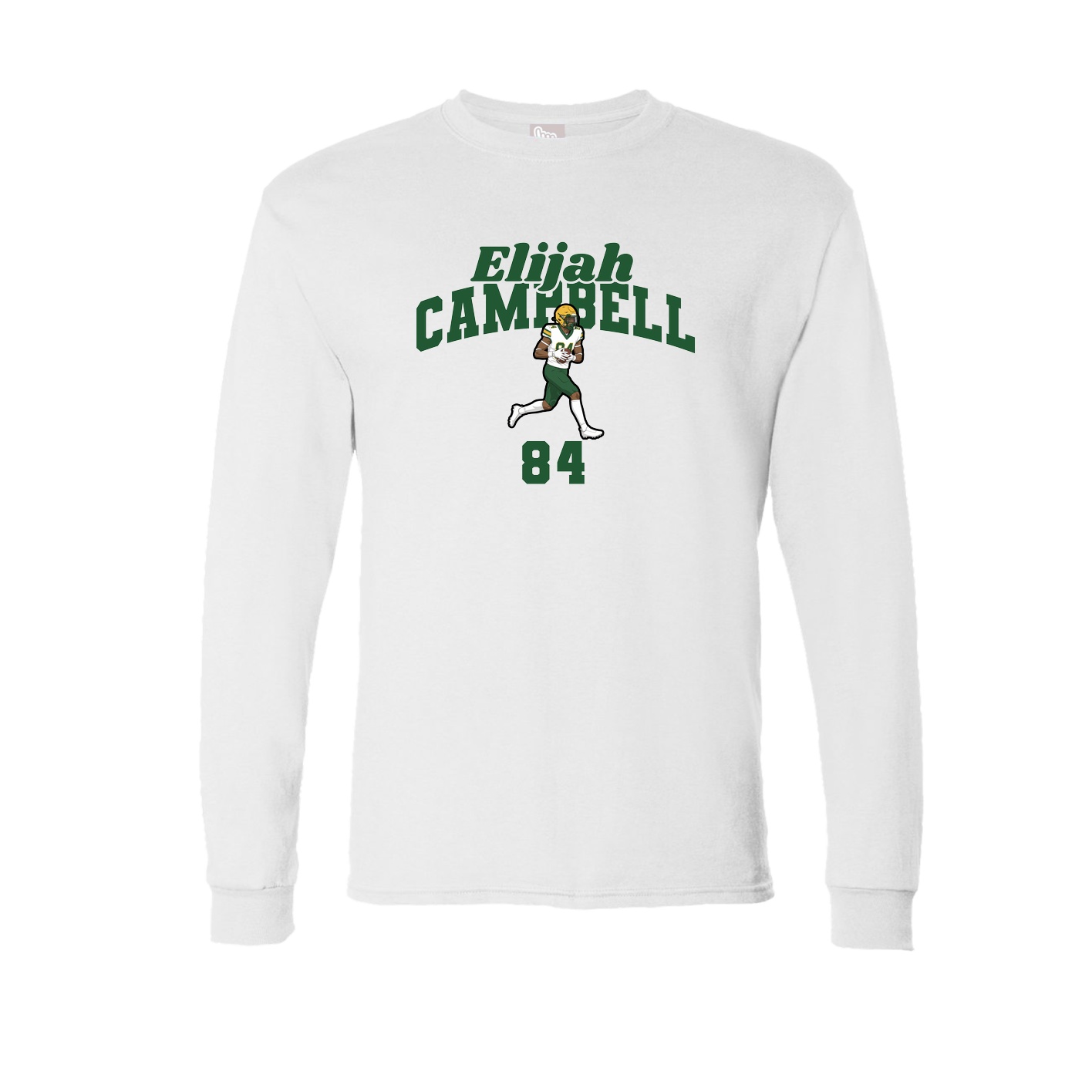 Long Sleeve Tee — Signature Arch in White