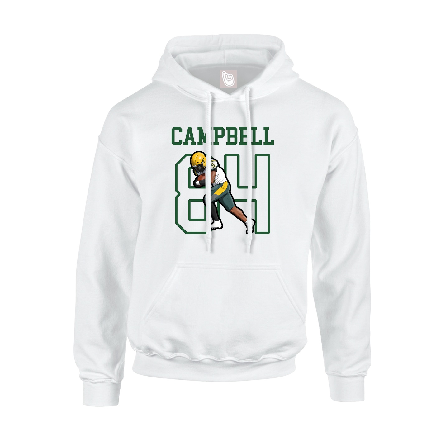 Hoodie — Shirsey in White