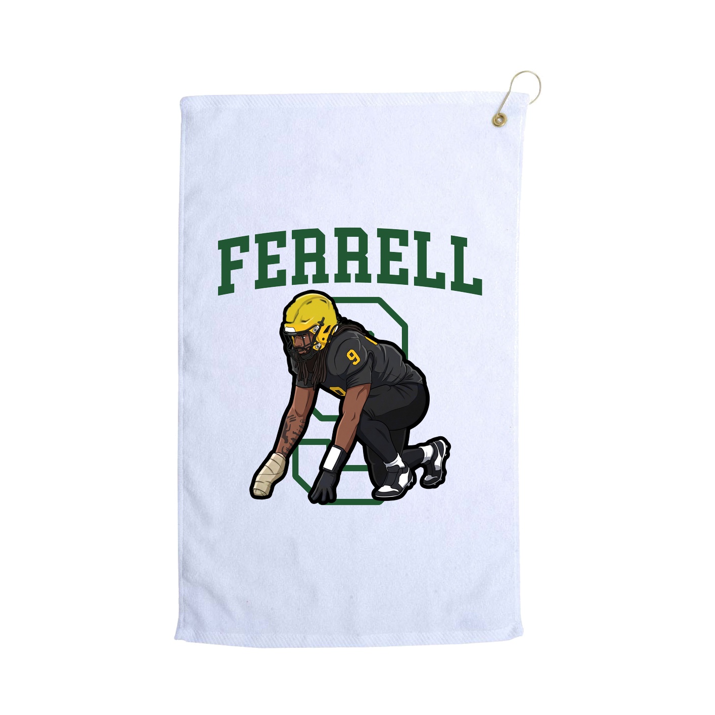 Golf Towel — Shirsey in White