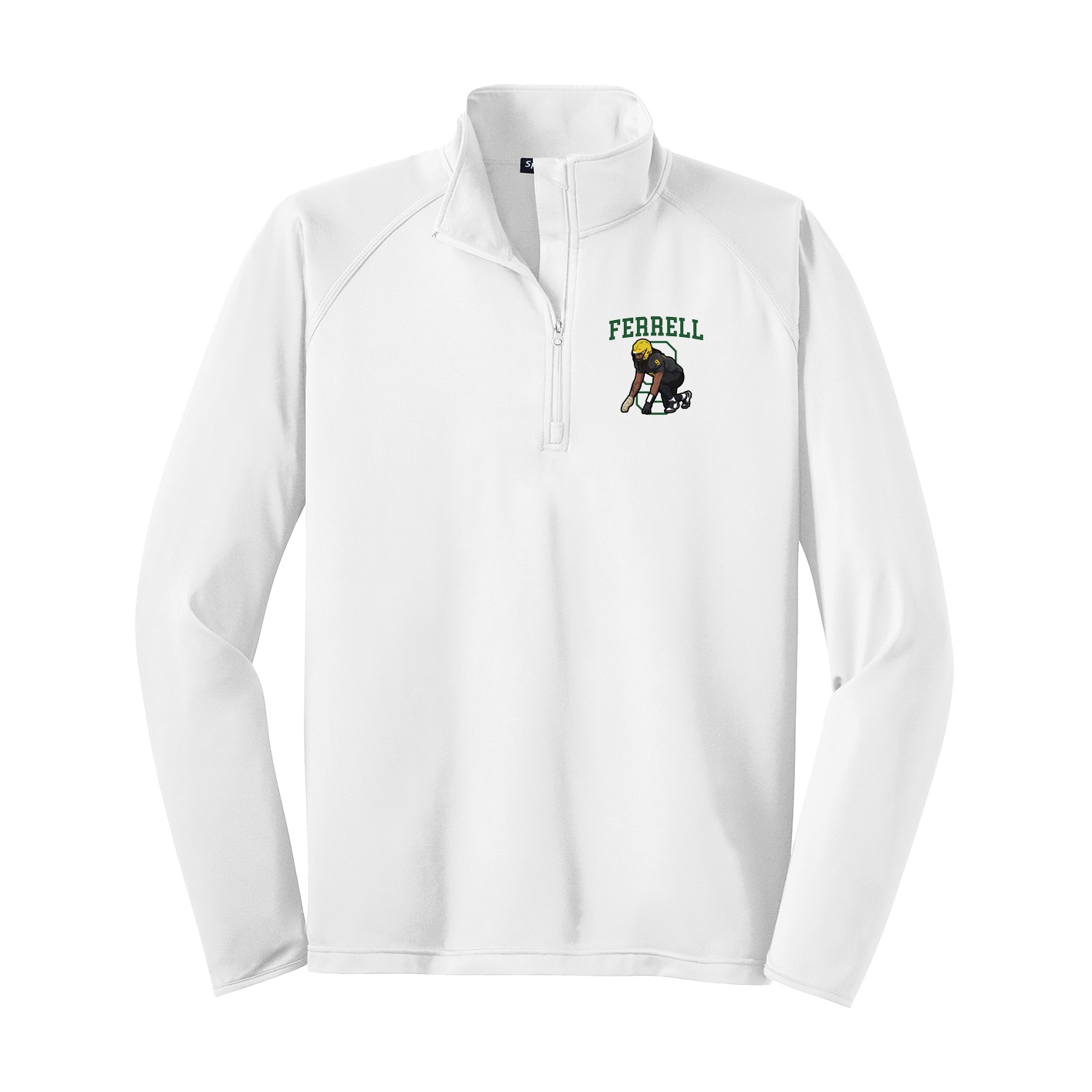 Q-Zip Pullover — Shirsey in White