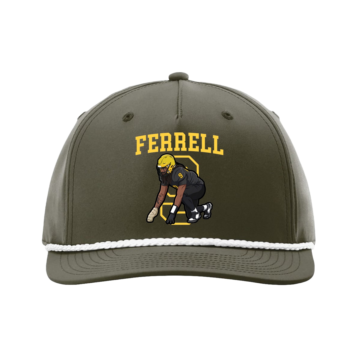 Five-Panel Classic Rope Cap — Shirsey in Green