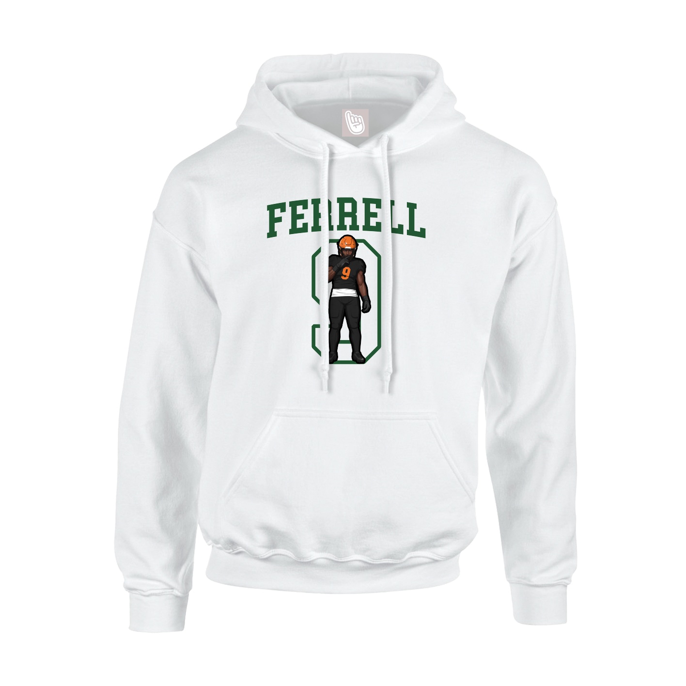 Hoodie — Shirsey in White