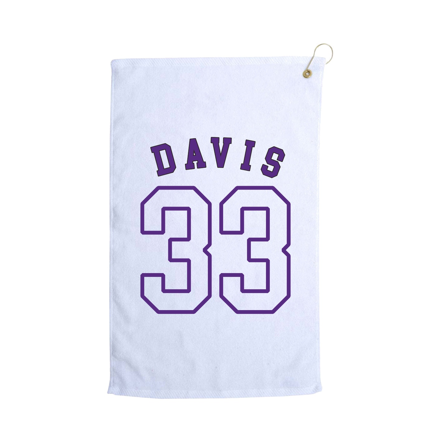 Golf Towel — Shirsey Arch in White