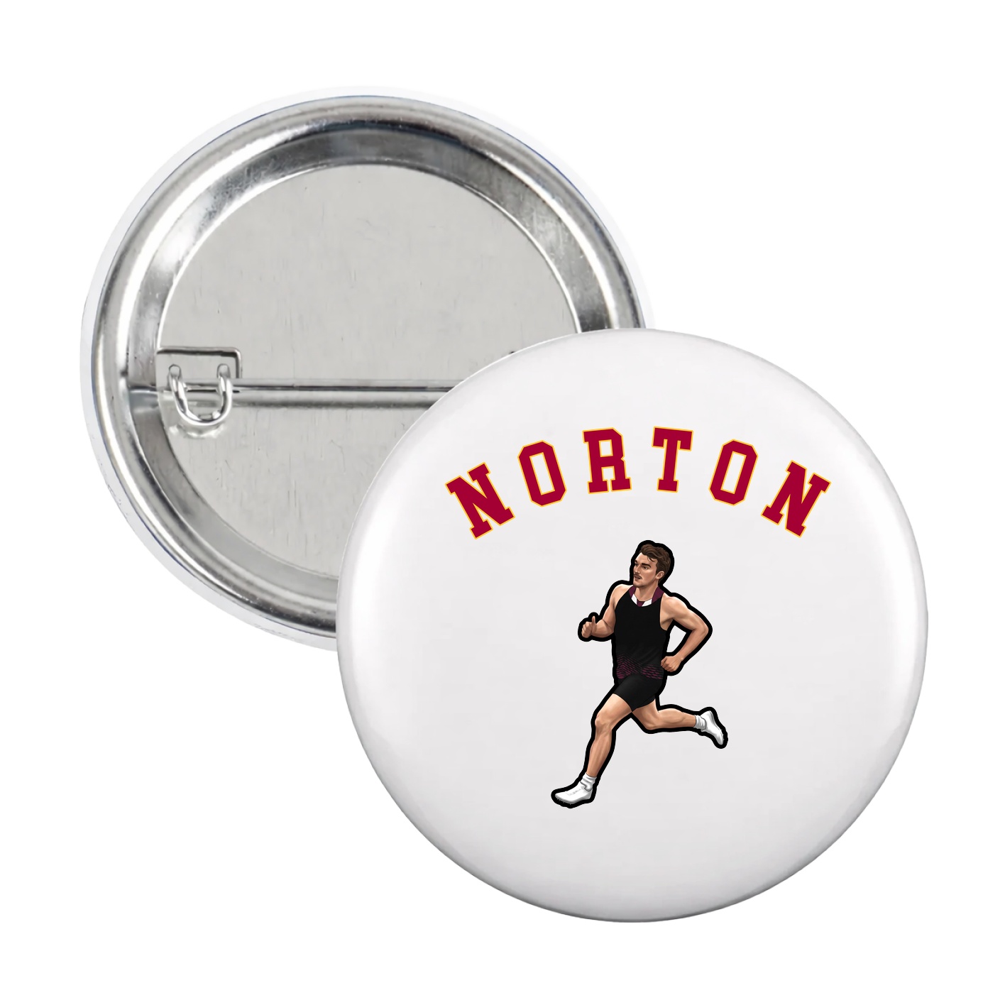 Game Day Button — Shirsey Arch in White