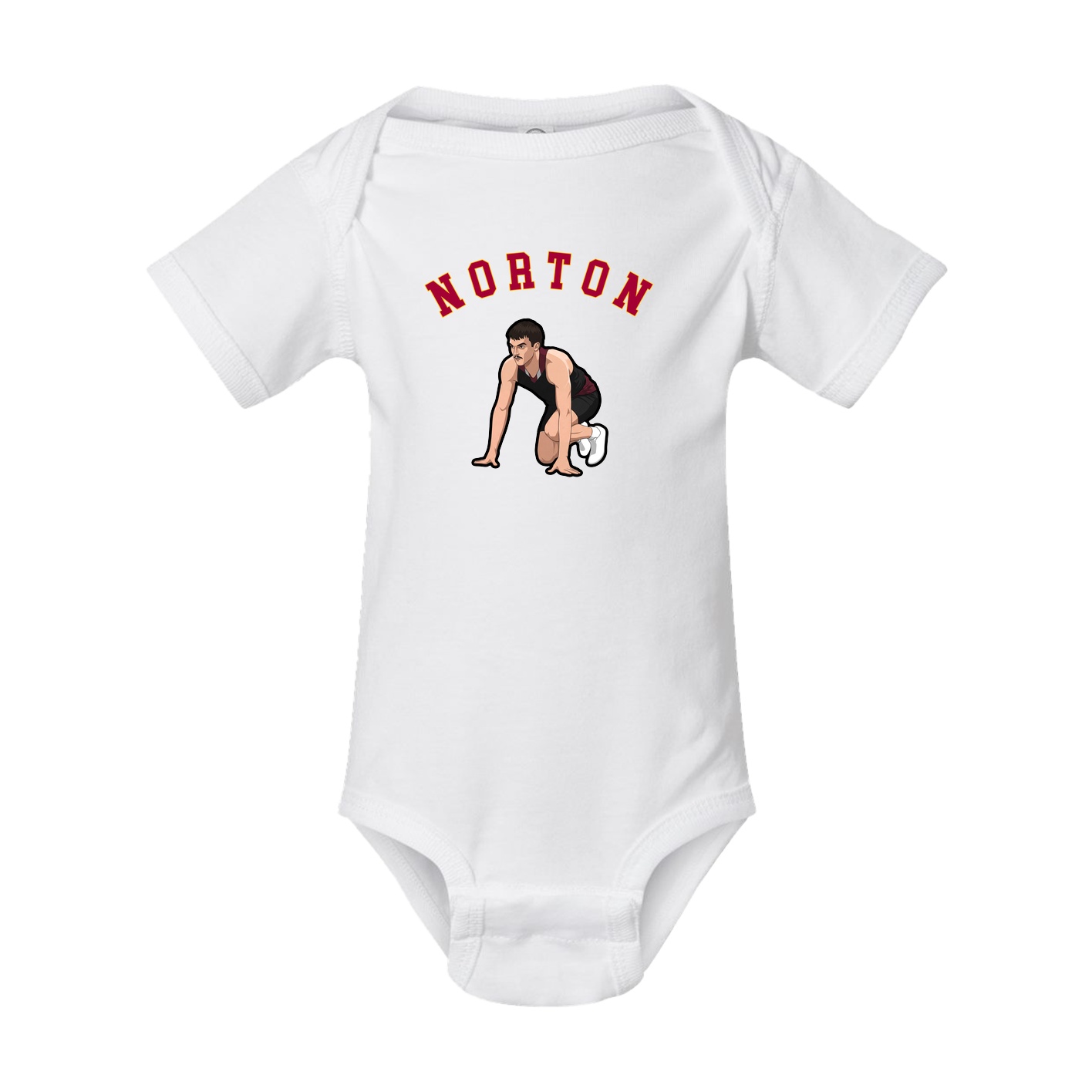 Baby Onesie — Shirsey Arch in White
