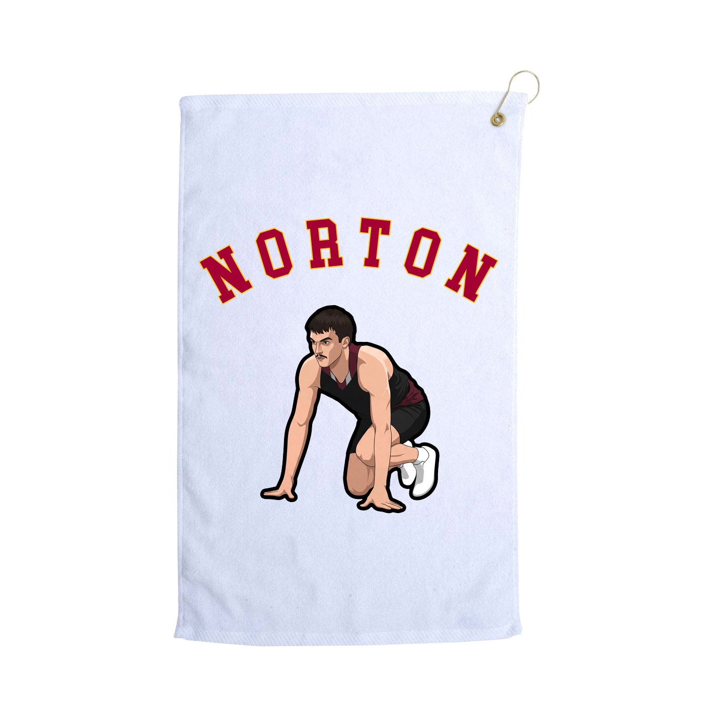 Golf Towel — Shirsey Arch in White