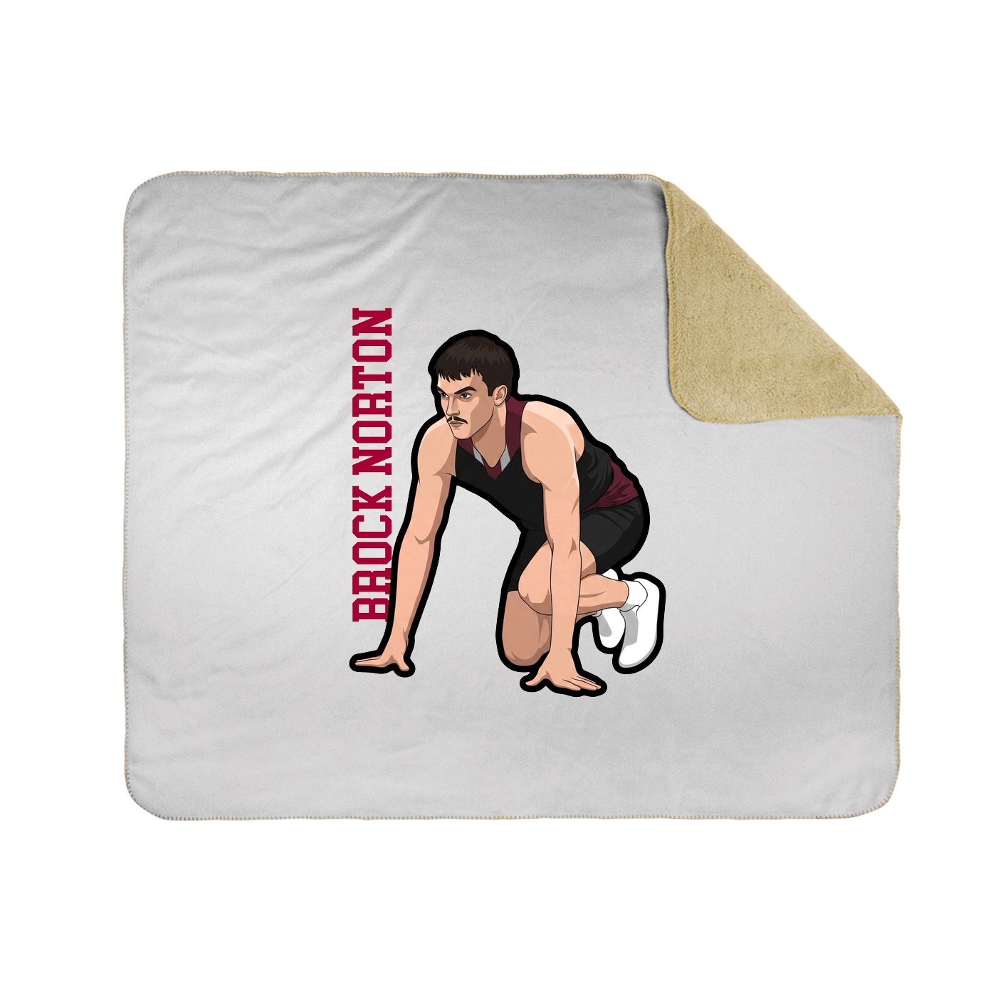 50x60 Sherpa Lined Throw Blanket