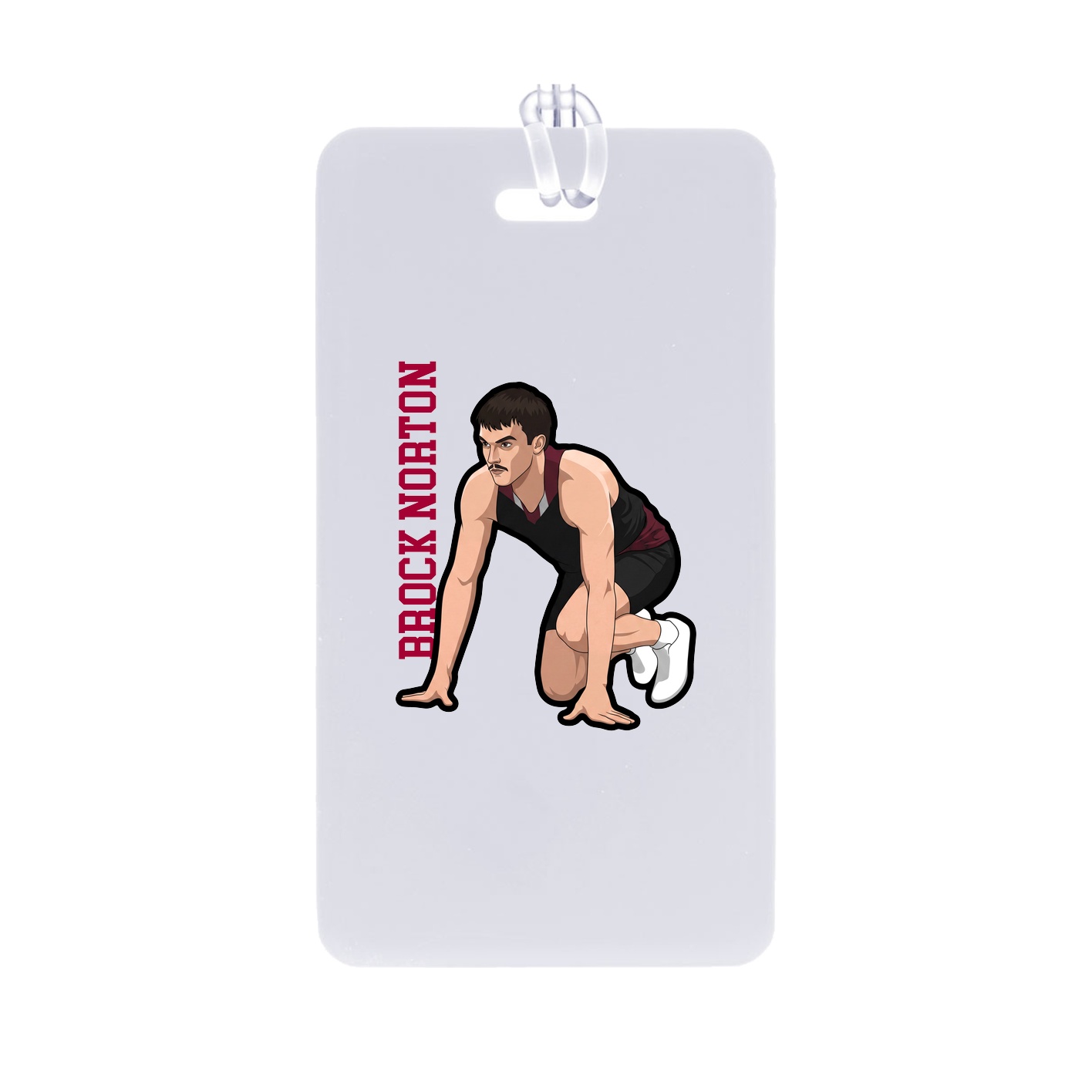 Bag Tag — Name Vertical in Classic