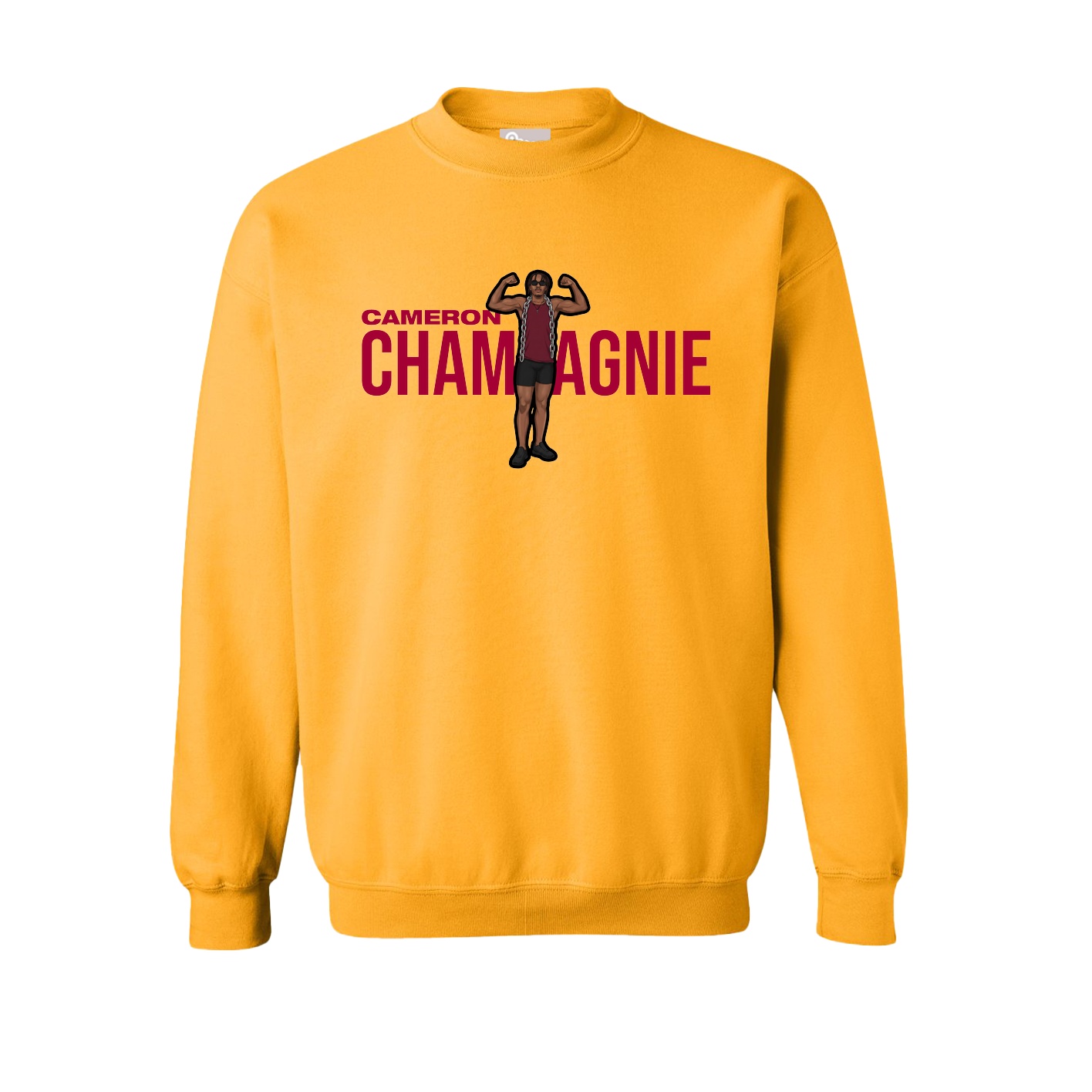 Fleece Crew — Player Name in Gold