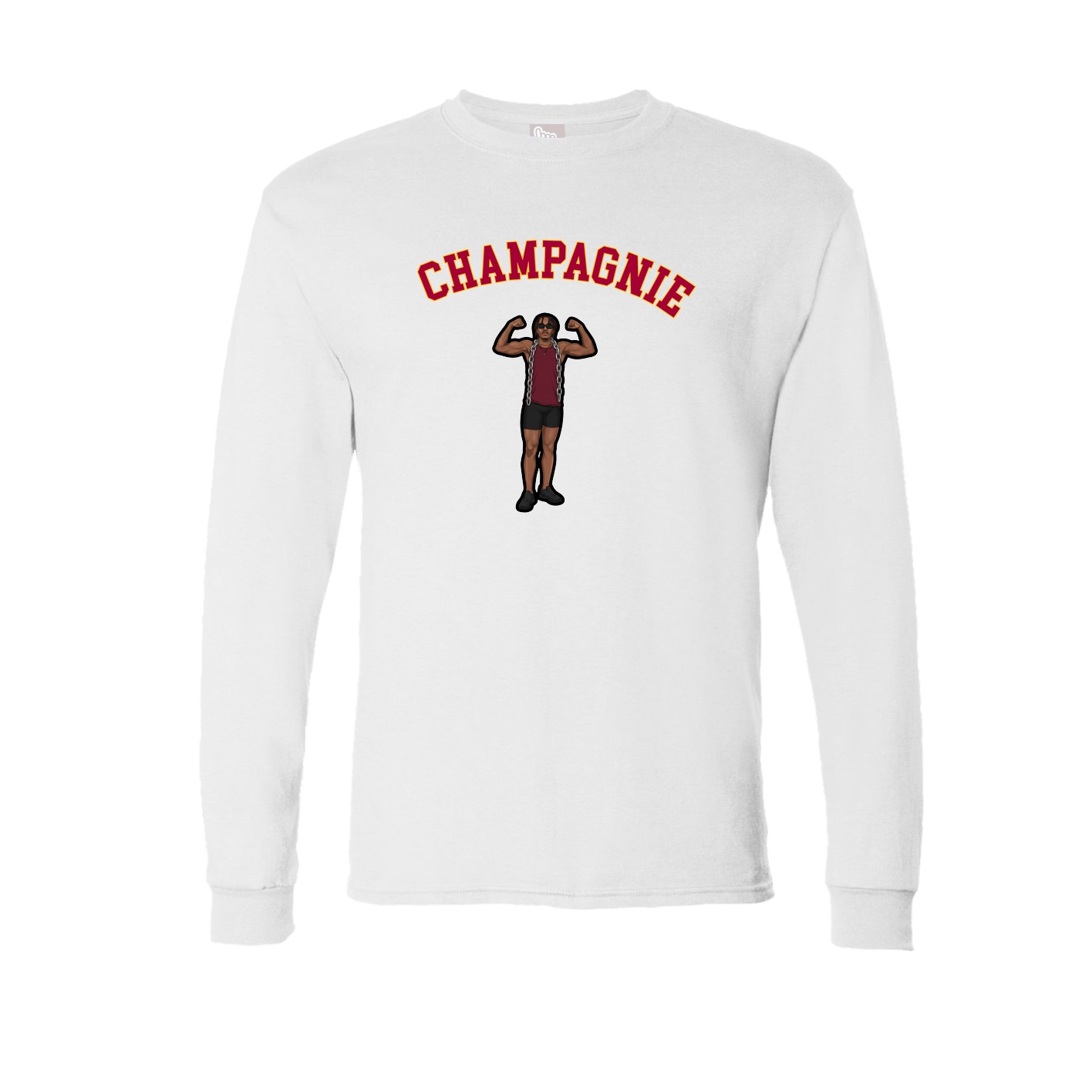 Long Sleeve Tee — Shirsey Arch in White