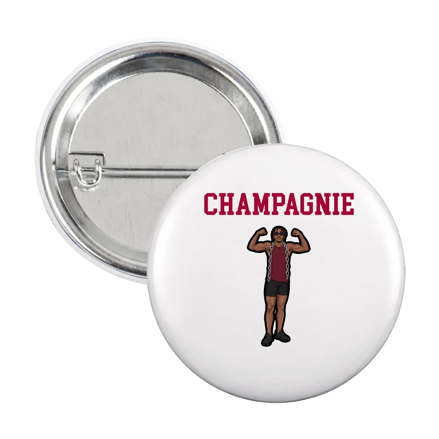 Game Day Button — Shirsey in White
